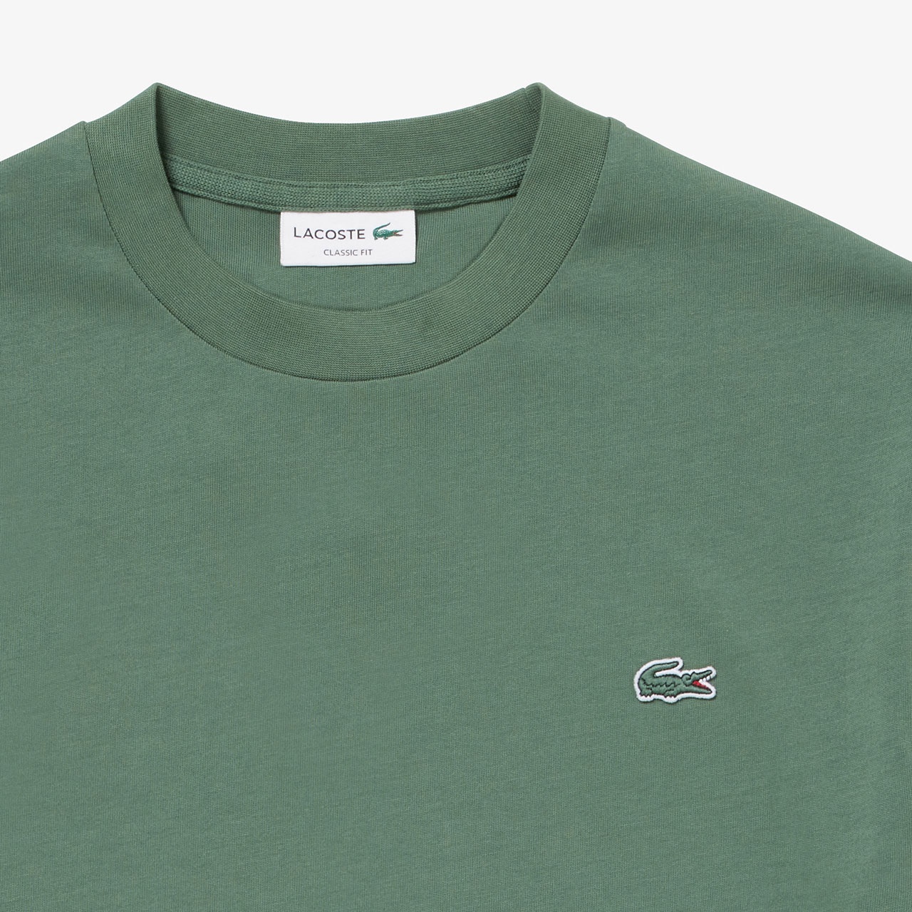 アウトラインクロッククルーネックTシャツ