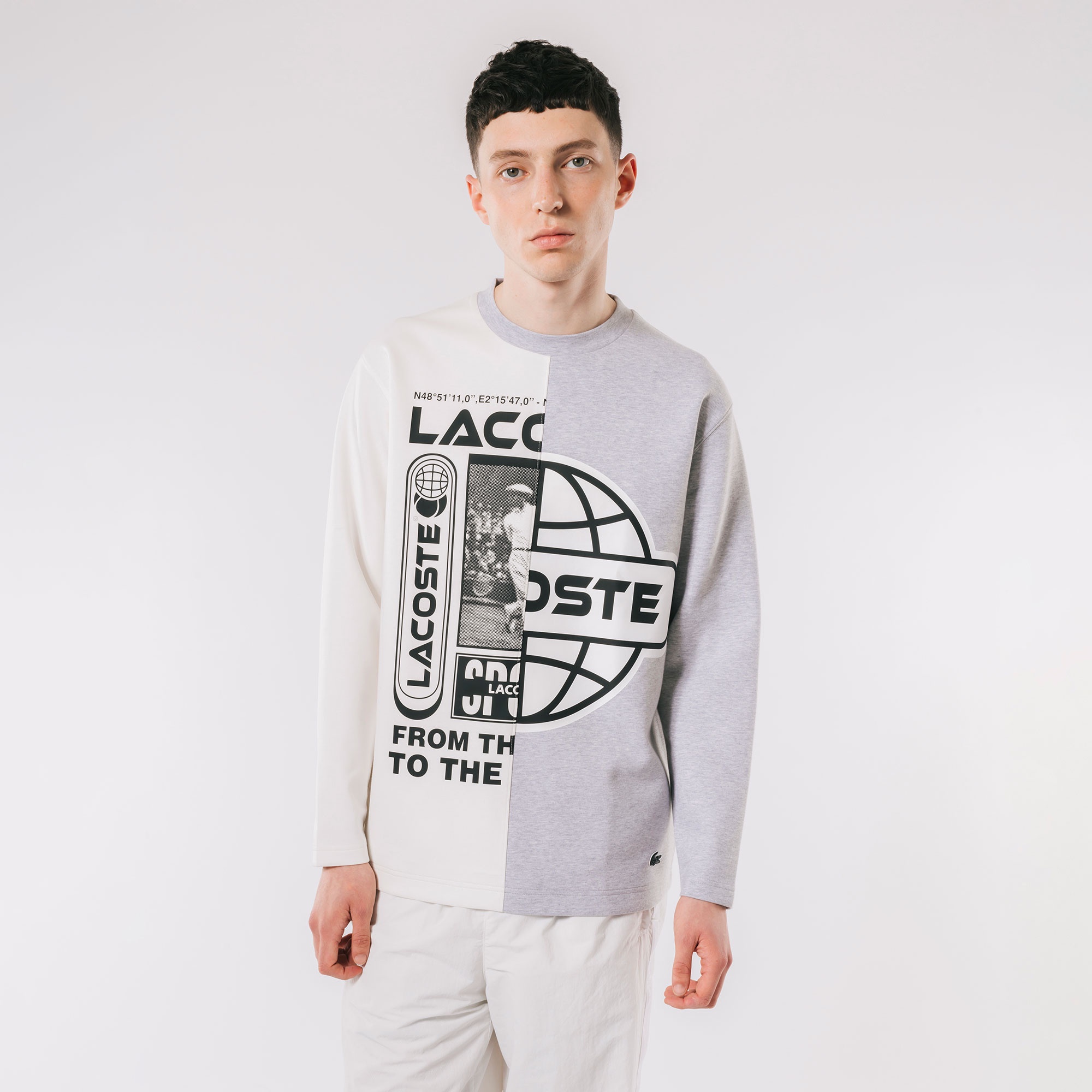 アシンメトリーダンボールニットTシャツ