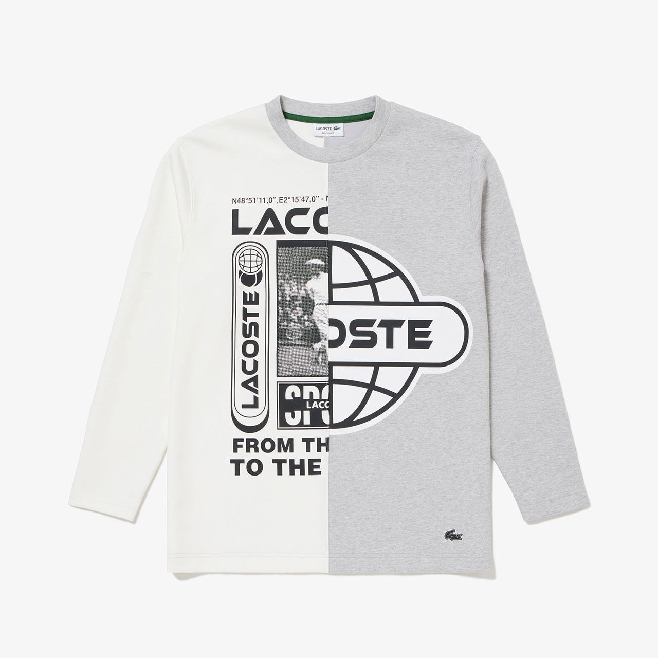 アシンメトリーダンボールニットTシャツ