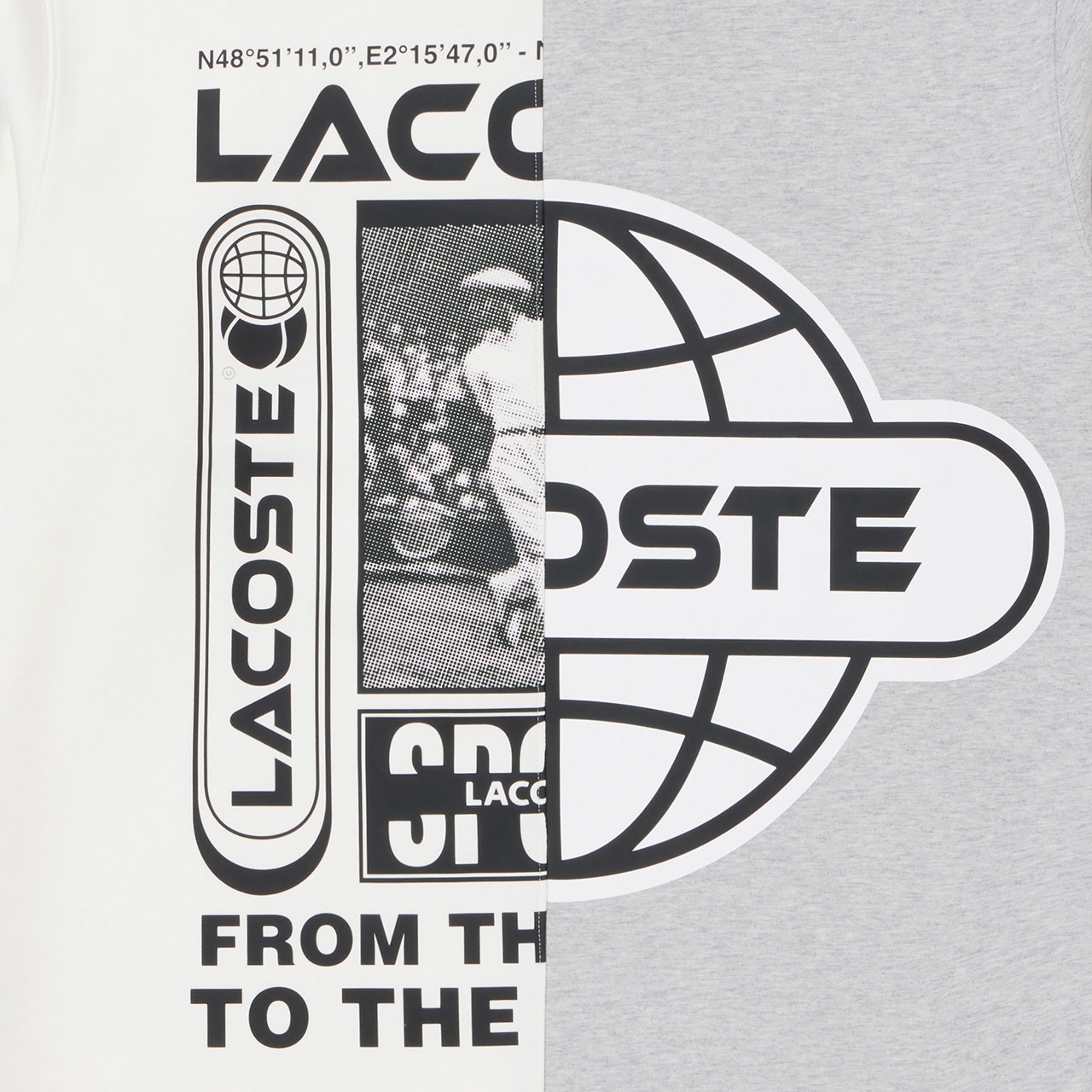 アシンメトリーダンボールニットTシャツ