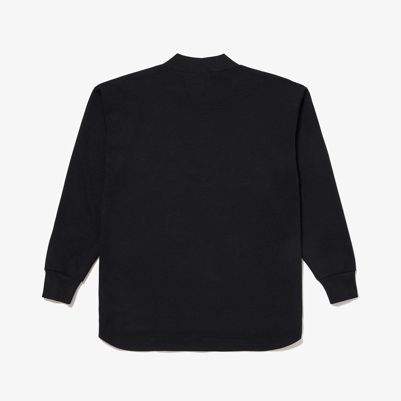 鹿の子地モックネックTシャツ