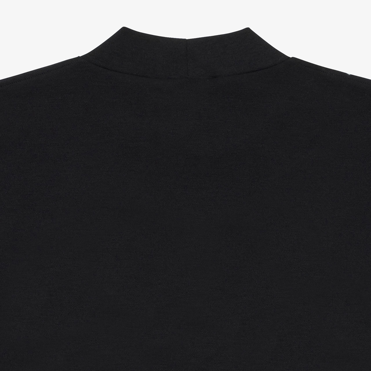 鹿の子地モックネックTシャツ