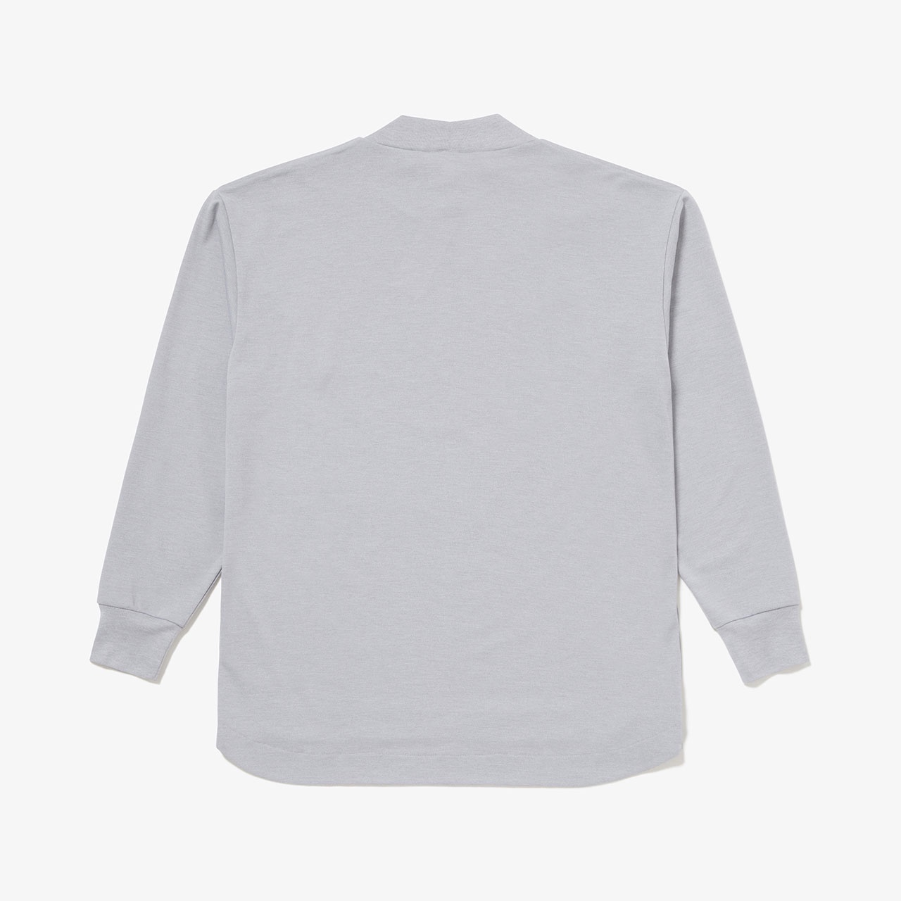 鹿の子地モックネックTシャツ