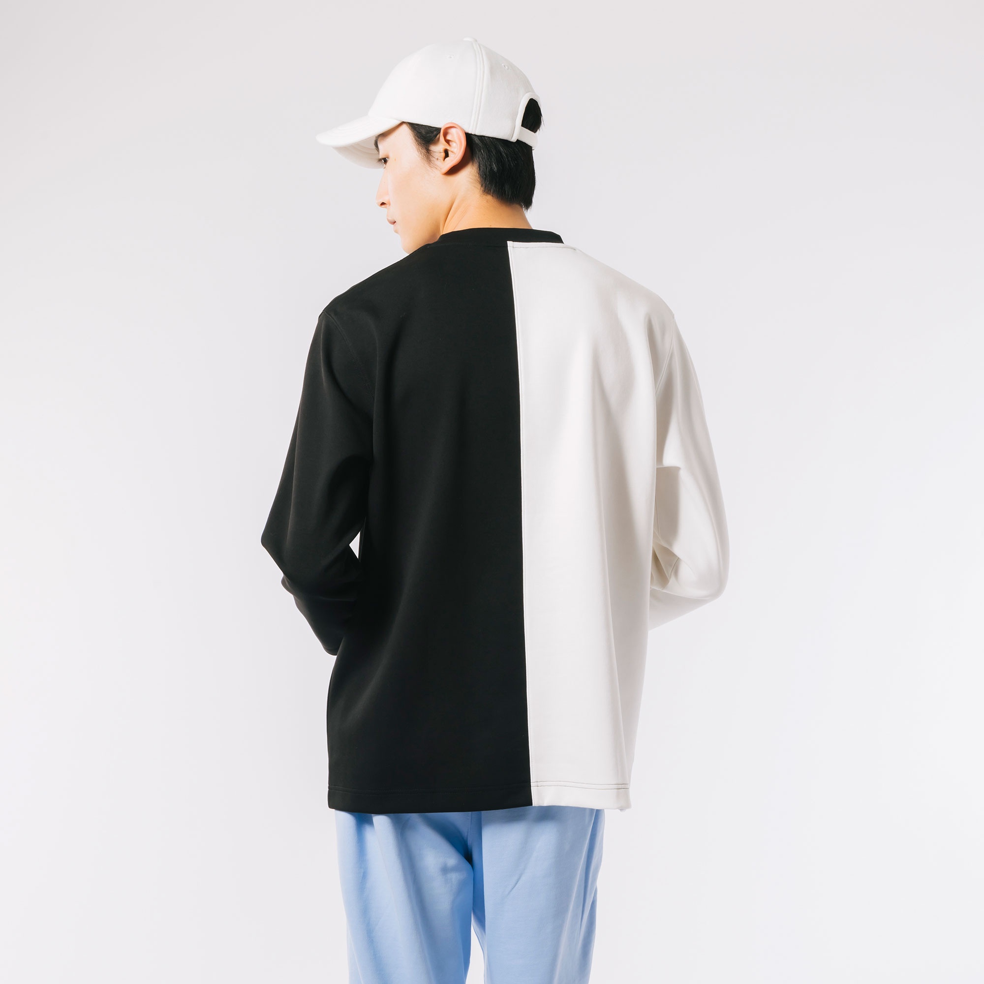 アシンメトリーダンボールニットTシャツ