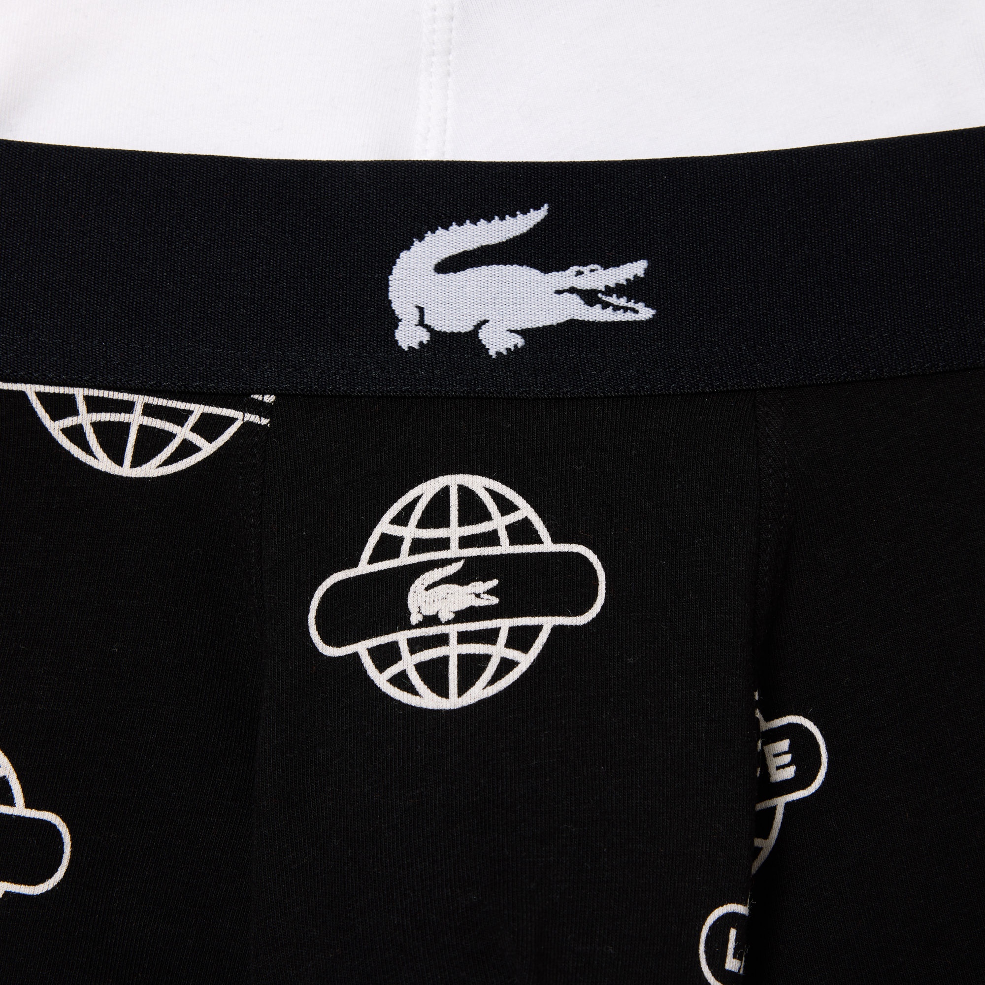 プラネットプリントストレッチコットンジャージトランクショーツ3パック