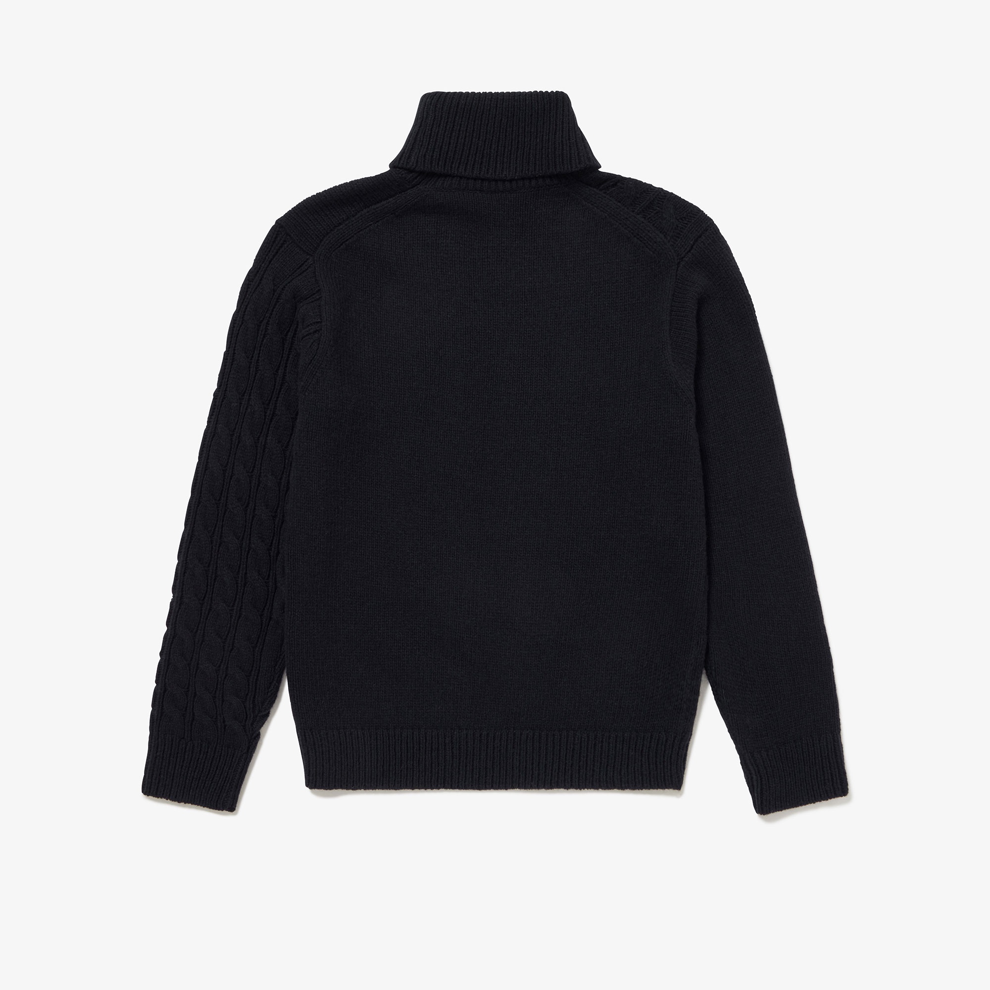 アシンメトリータートルネックニットセーター