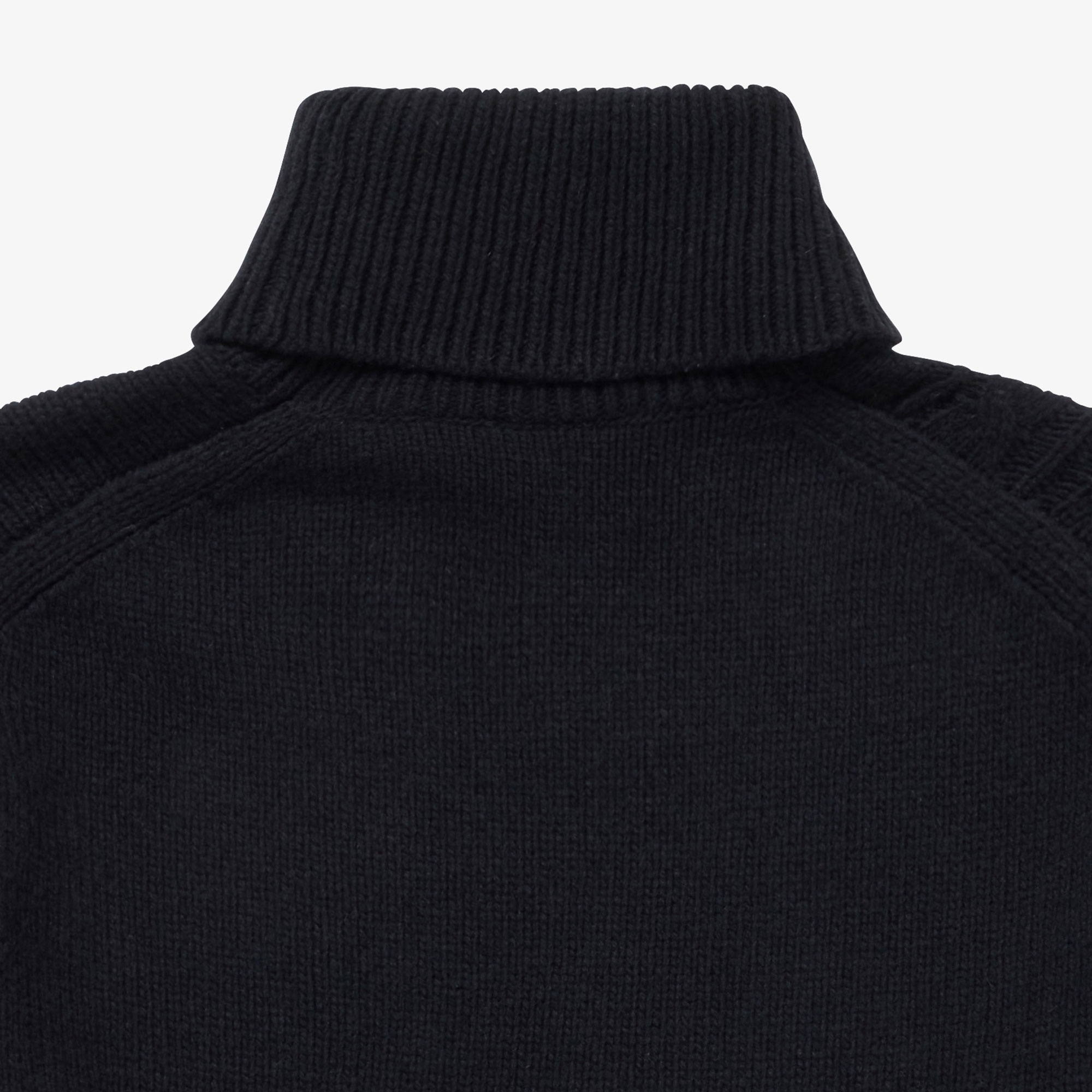 アシンメトリータートルネックニットセーター