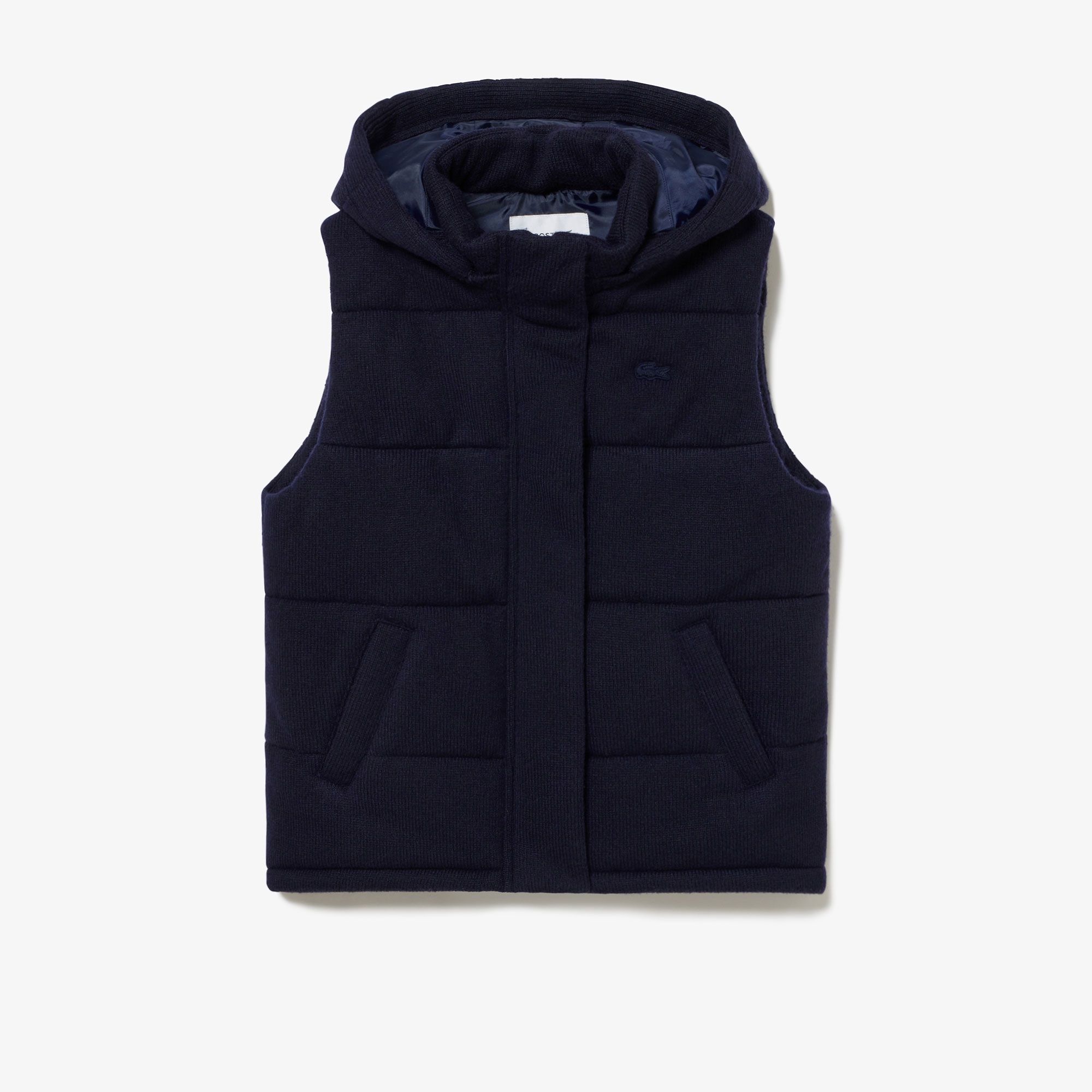 ウールニット中綿ベスト