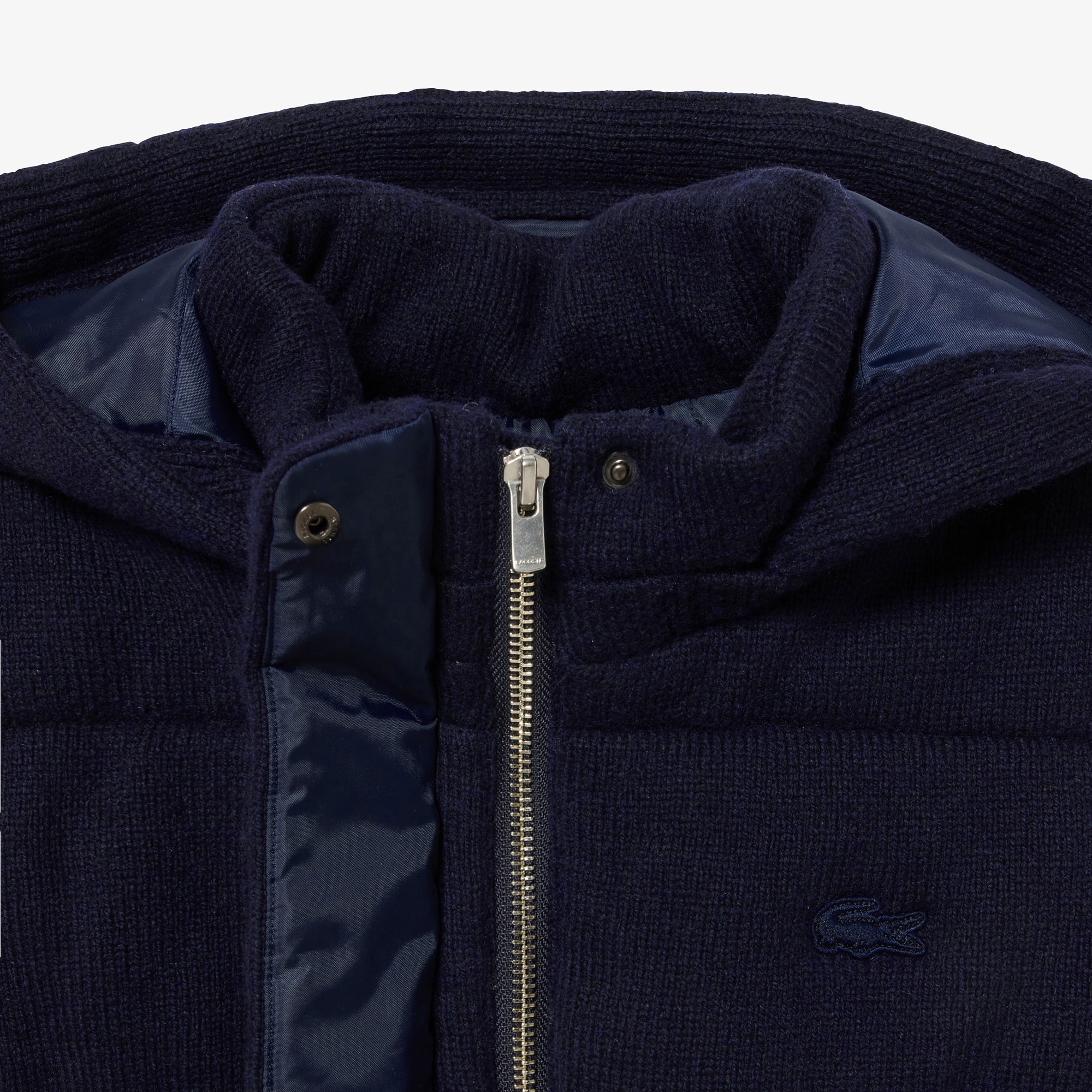 ウールニット中綿ベスト