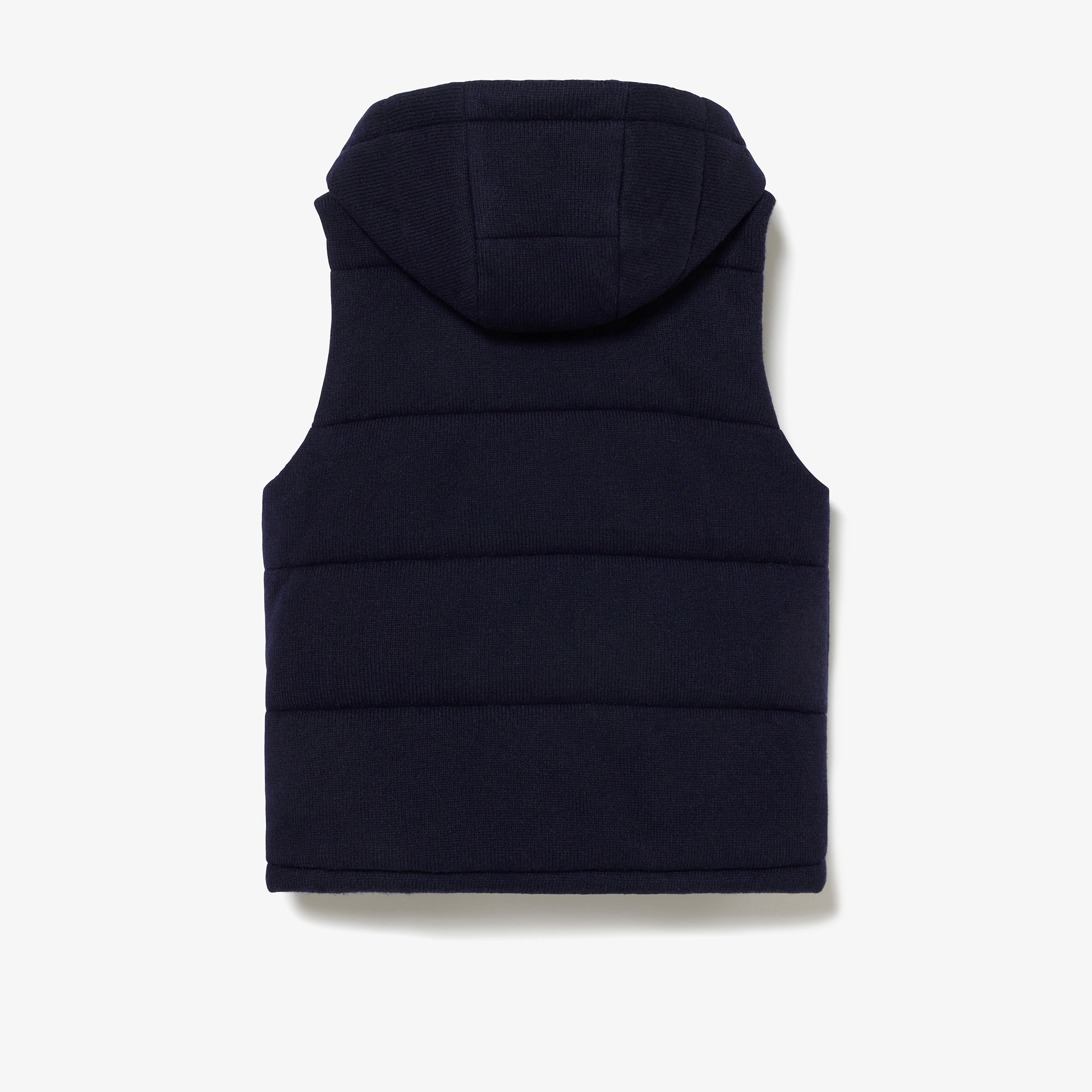 ウールニット中綿ベスト