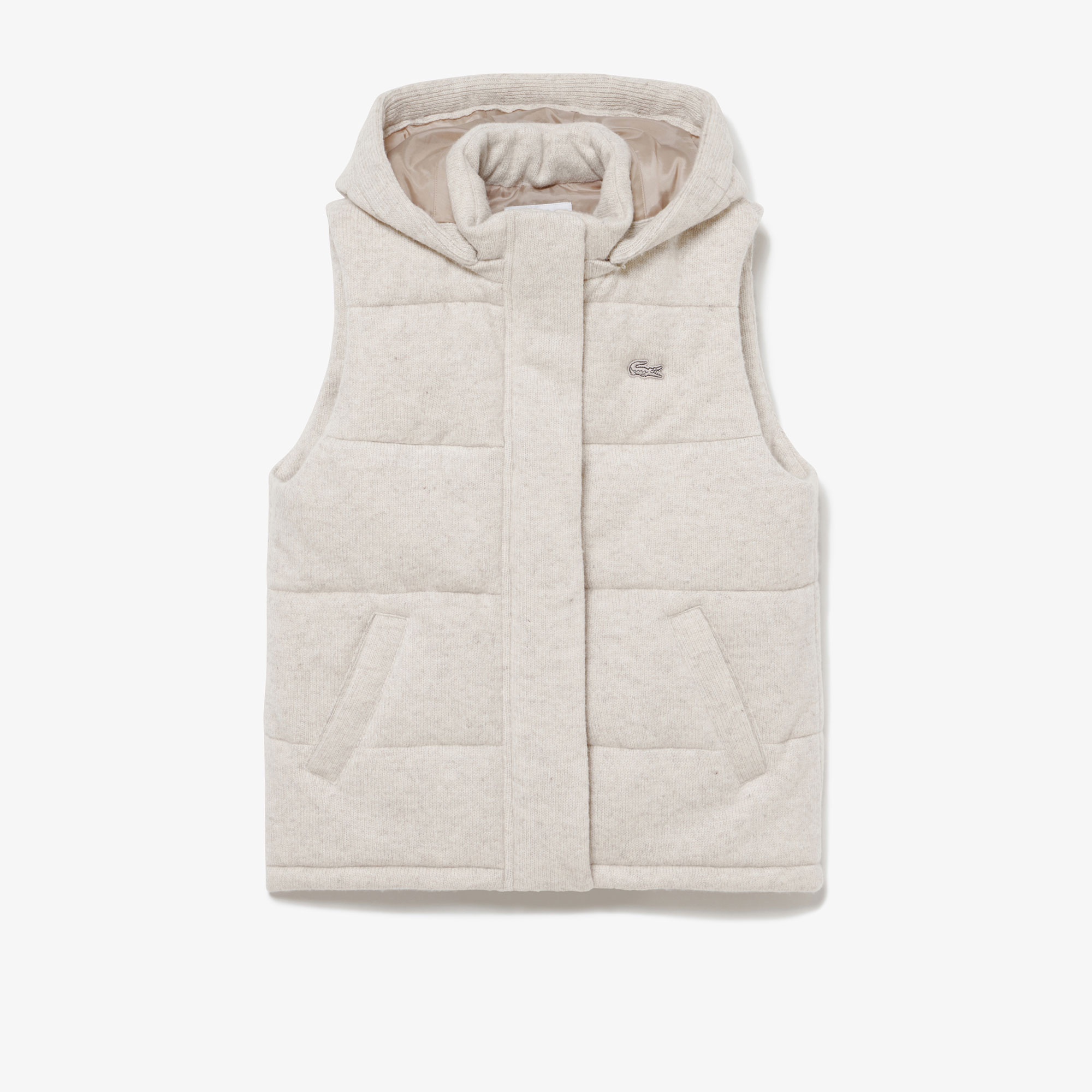 ウールニット中綿ベスト