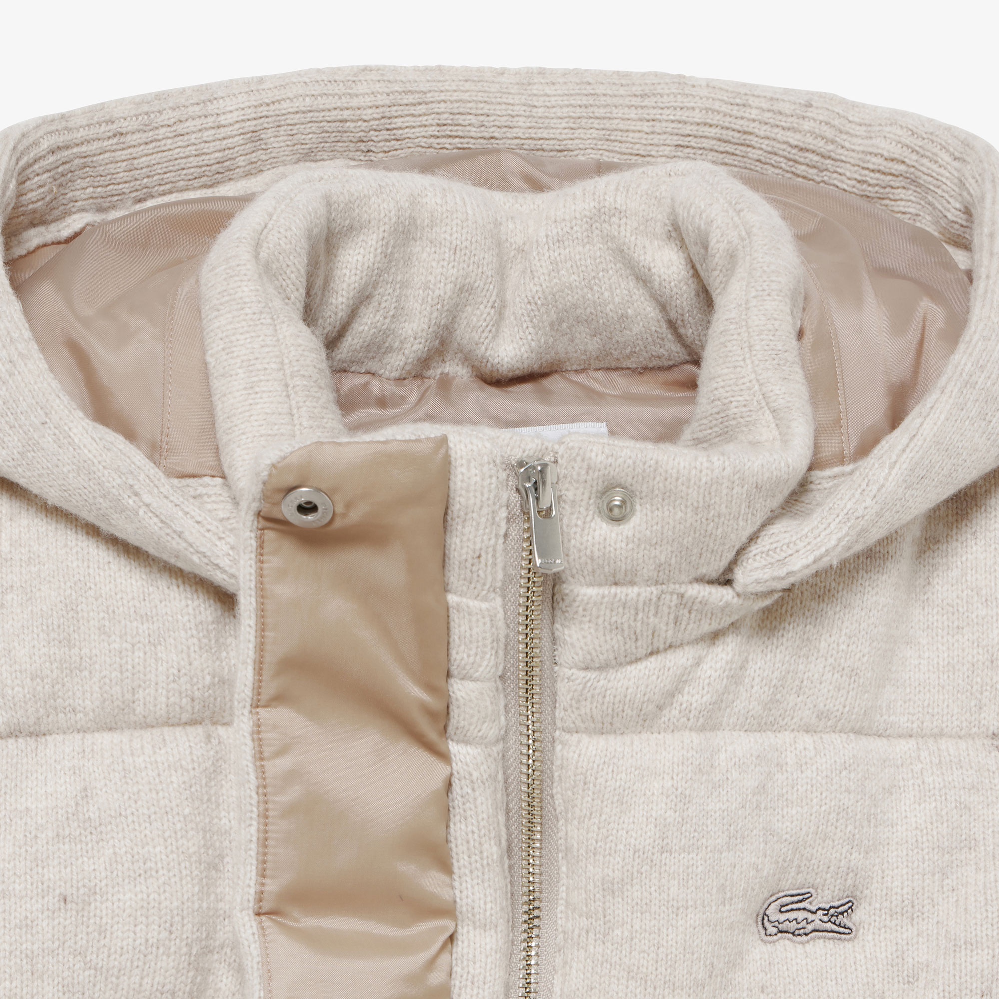 ウールニット中綿ベスト