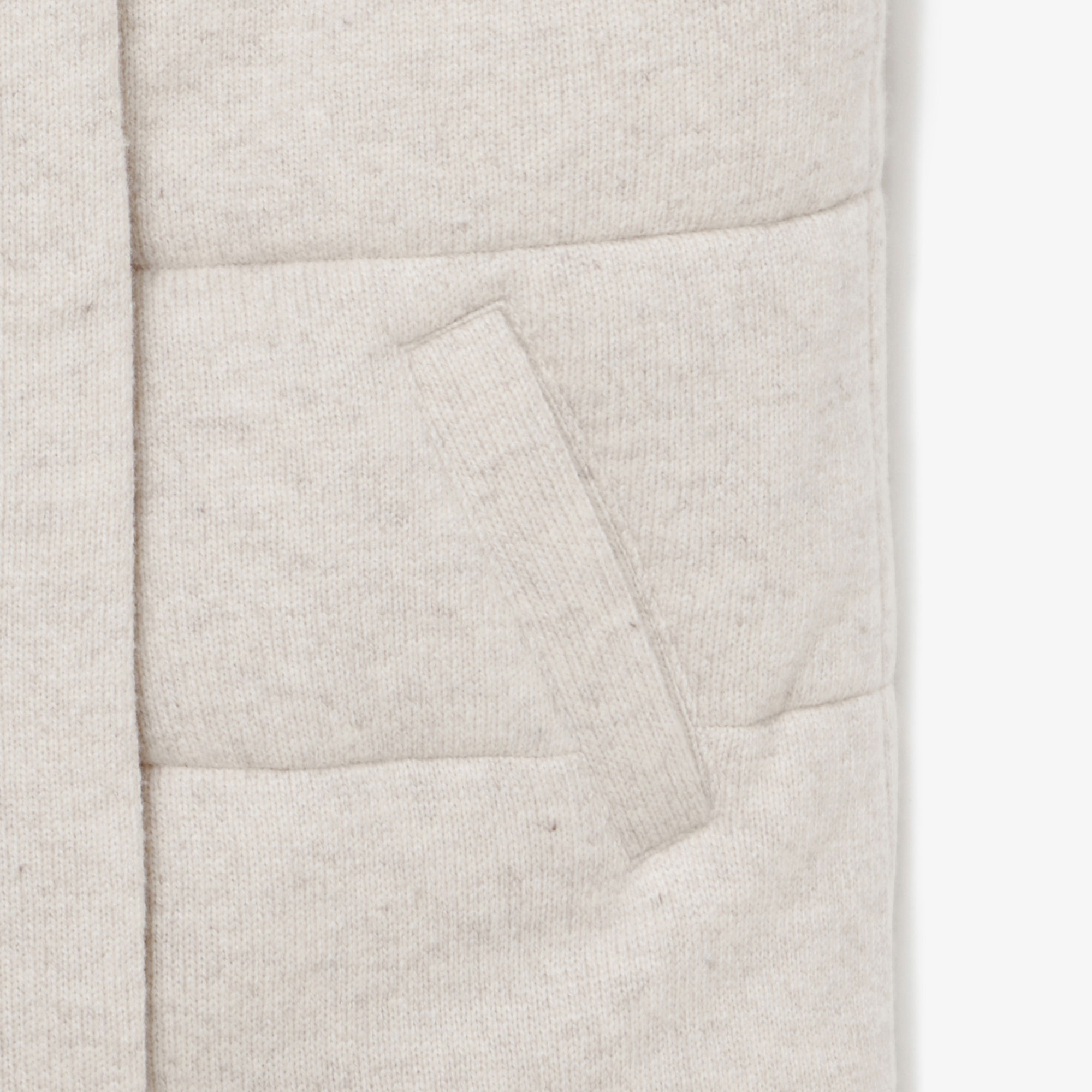 ウールニット中綿ベスト