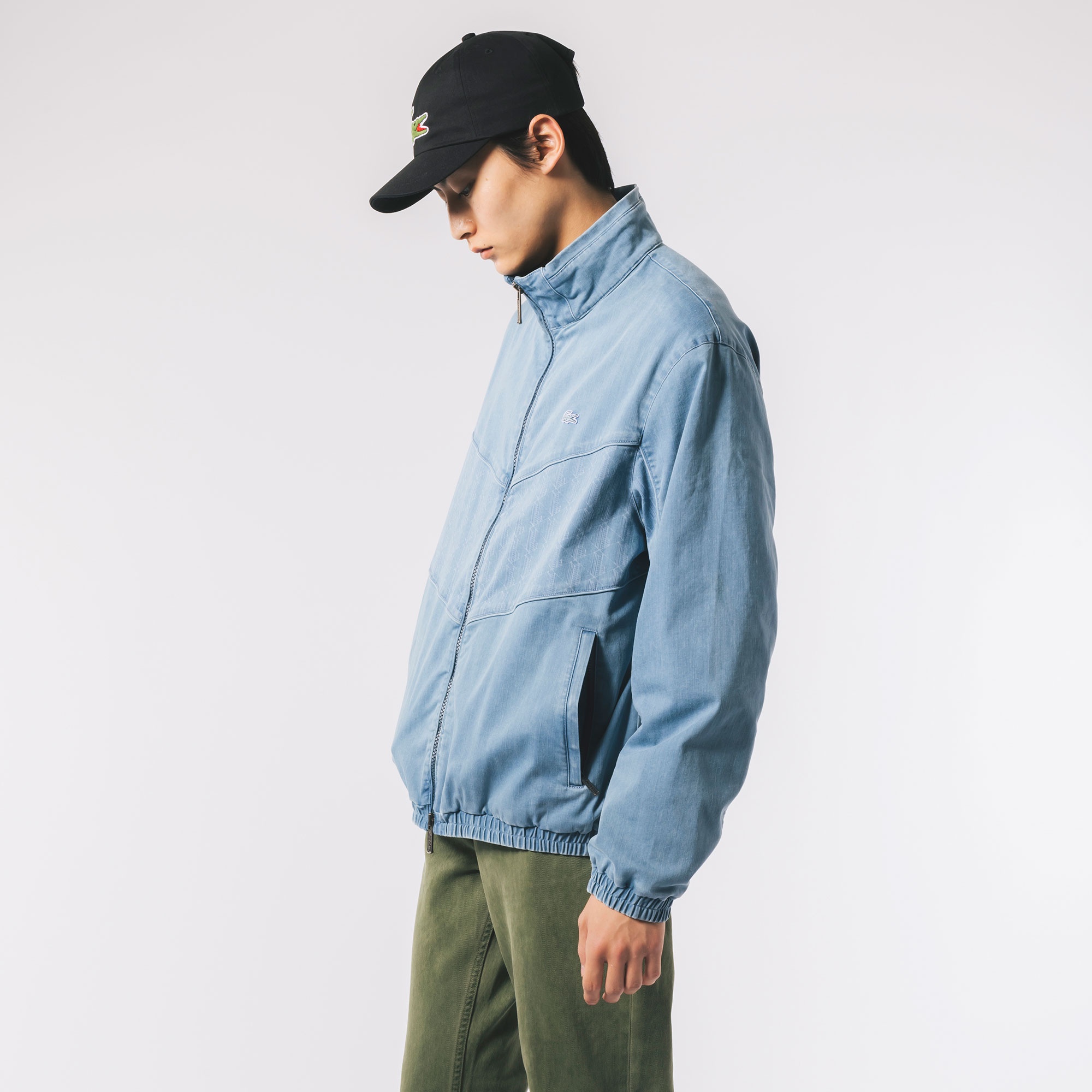 ストレッチデニムトラックジャケット