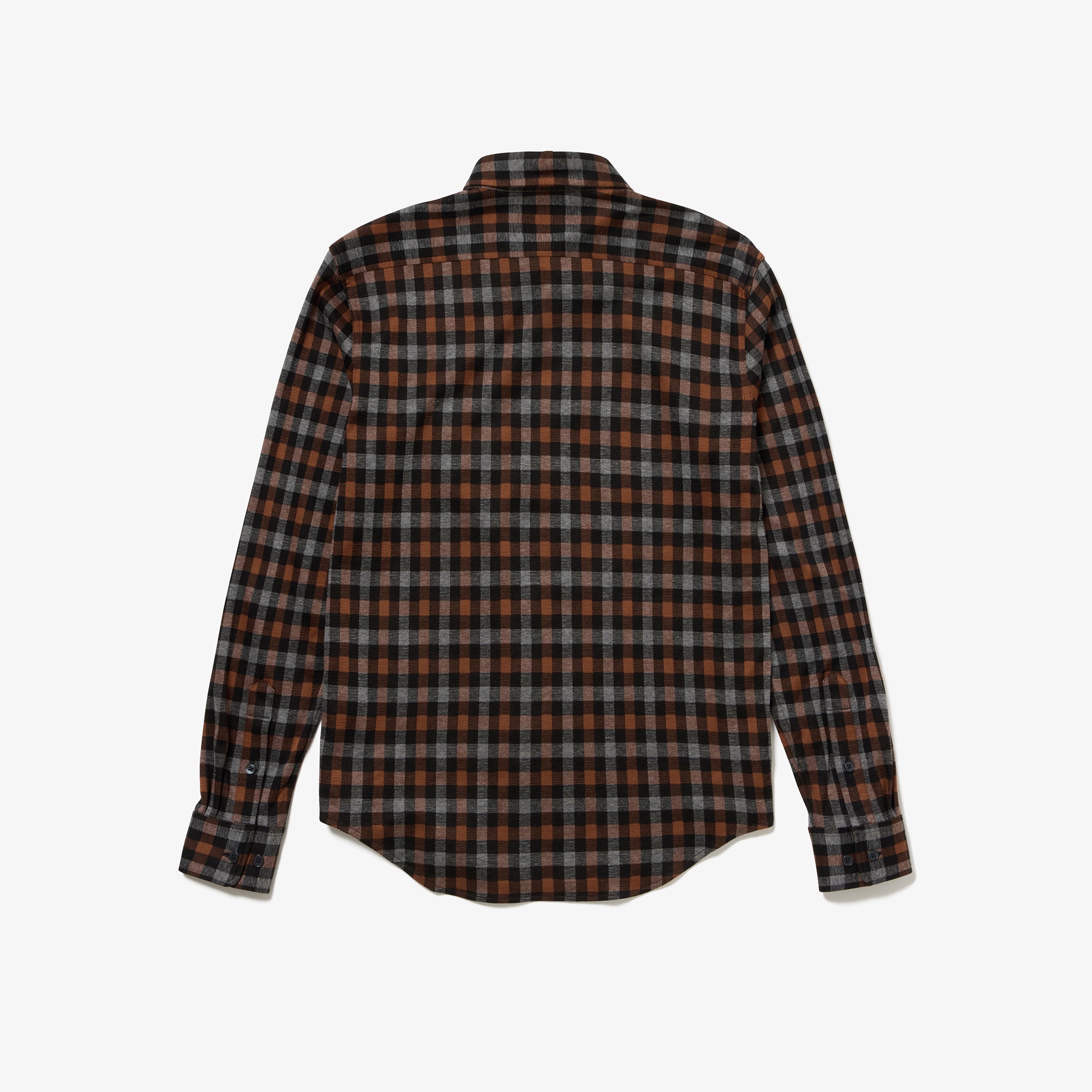 チェックジャージシャツ