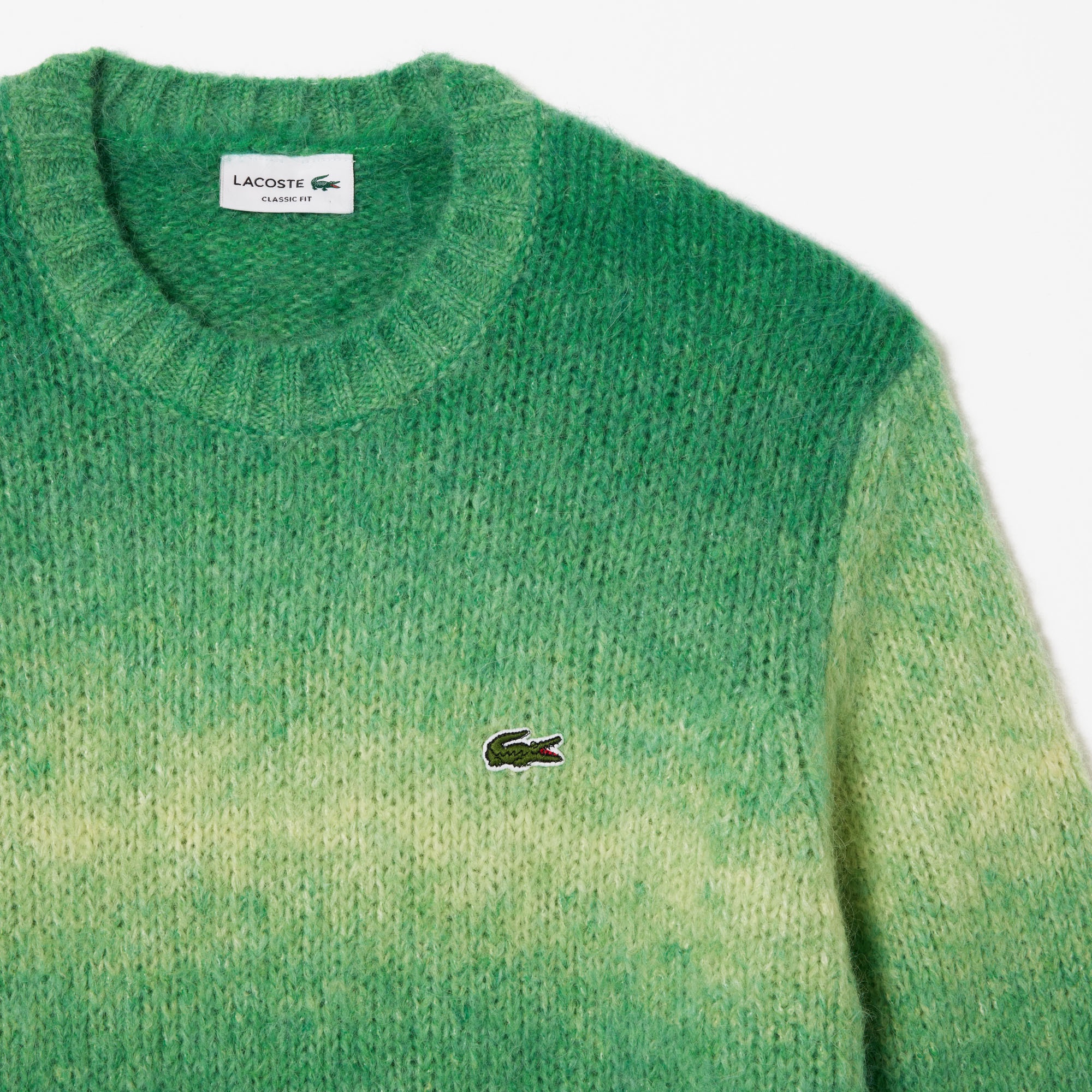 グラデーションボーダーニットセーター