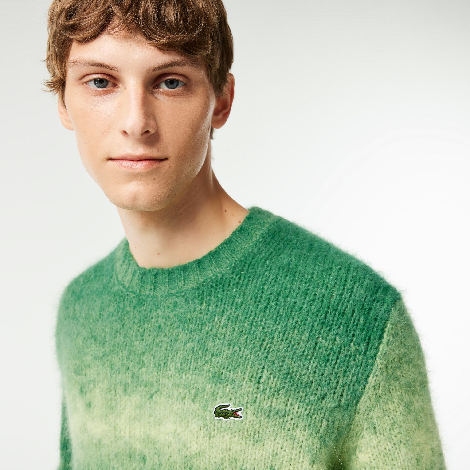 グラデーションボーダーニットセーター