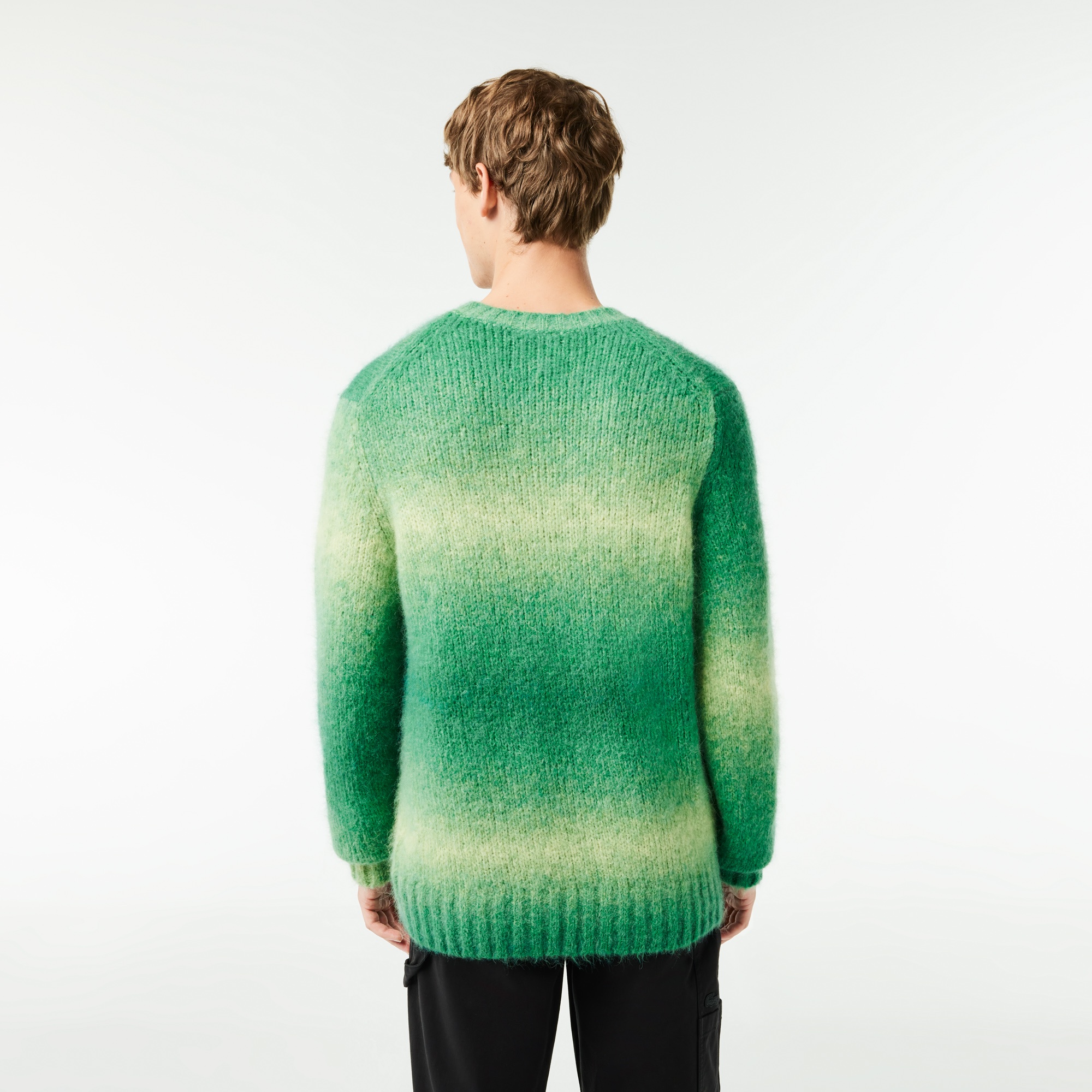 グラデーションボーダーニットセーター