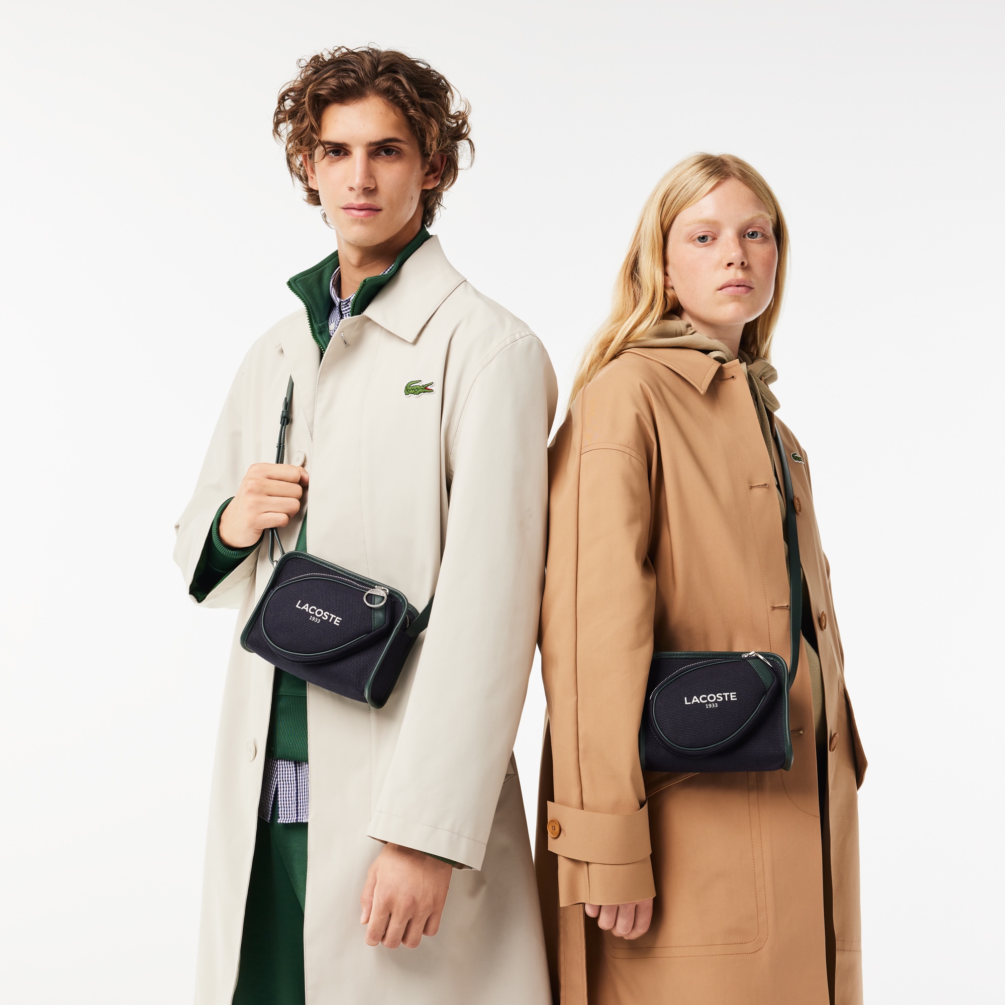 ヘリテージキャンバス テニススタイルショルダーバッグ