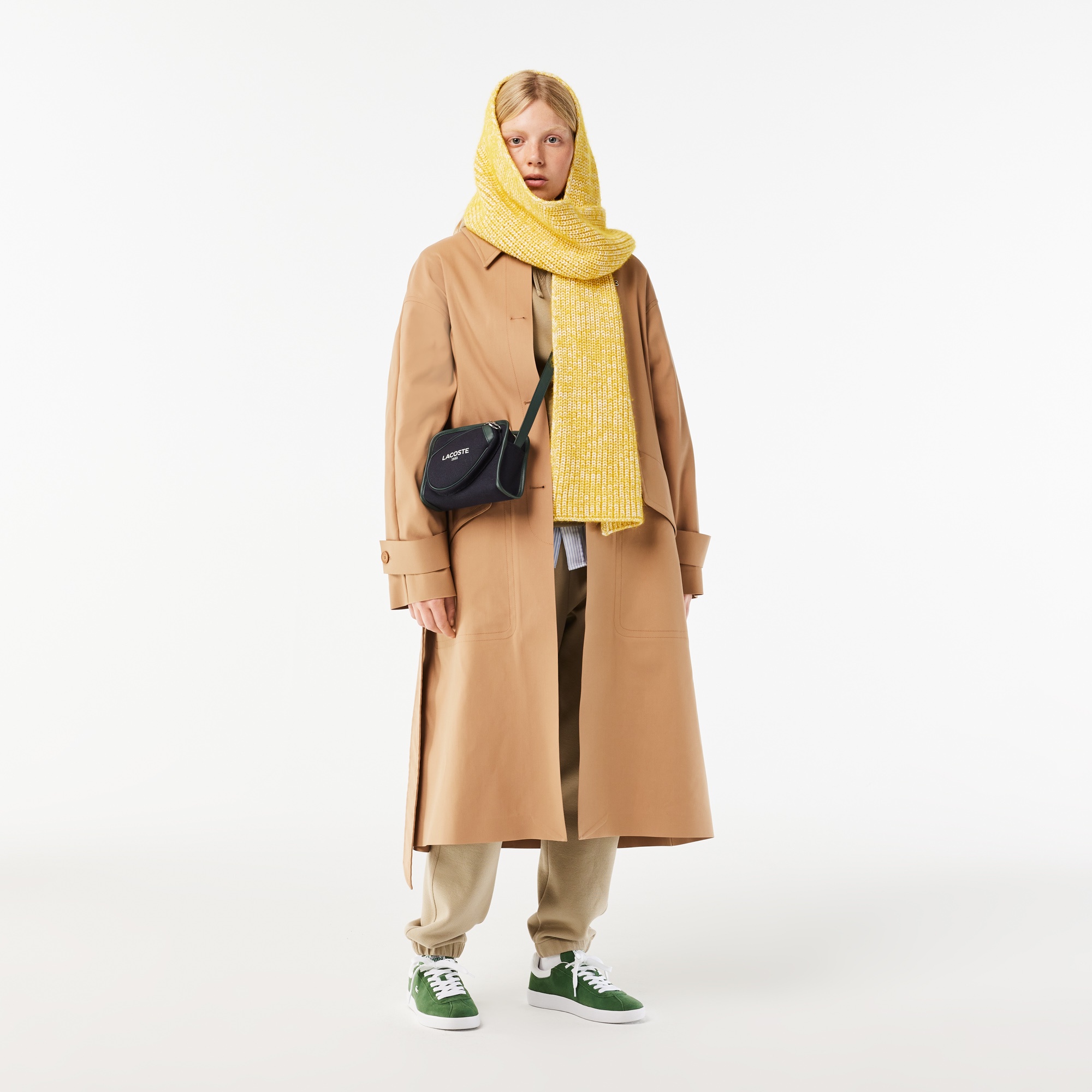 ヘリテージキャンバス テニススタイルショルダーバッグ