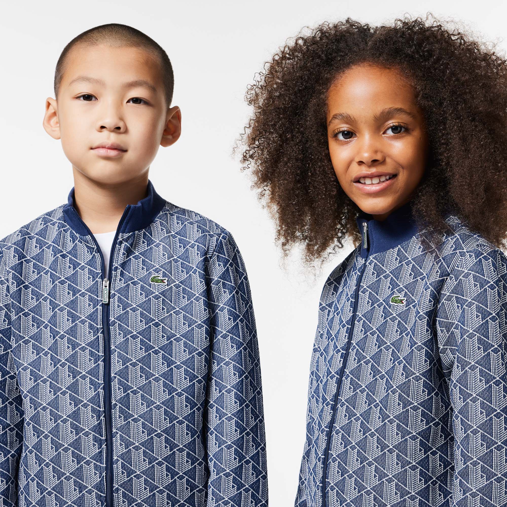 JUNIORモノグラムトラックジャケット