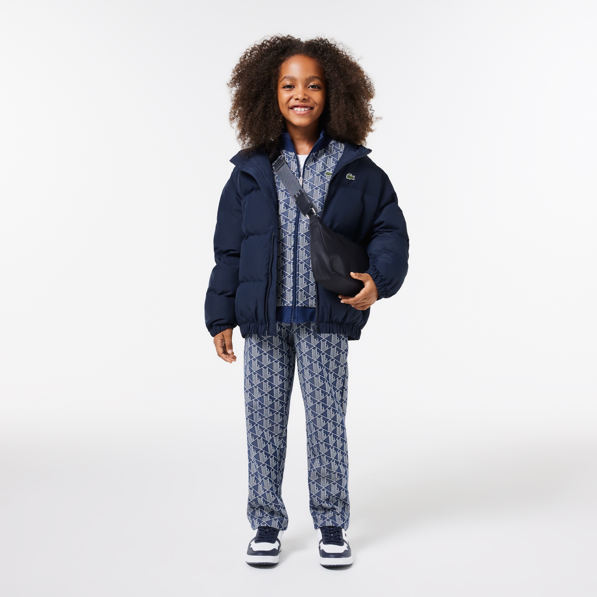 JUNIORモノグラムトラックジャケット