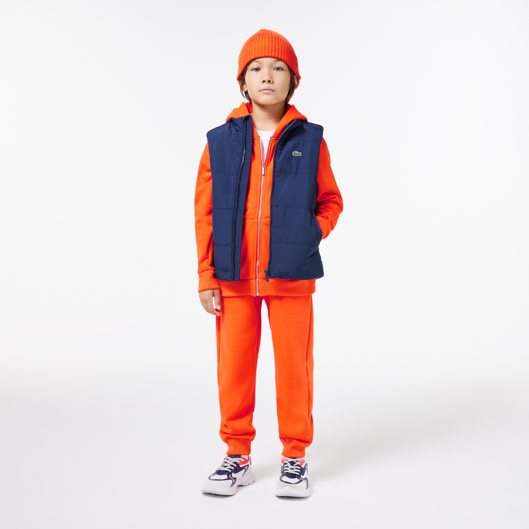 KIDSミニマルジップアップパーカ