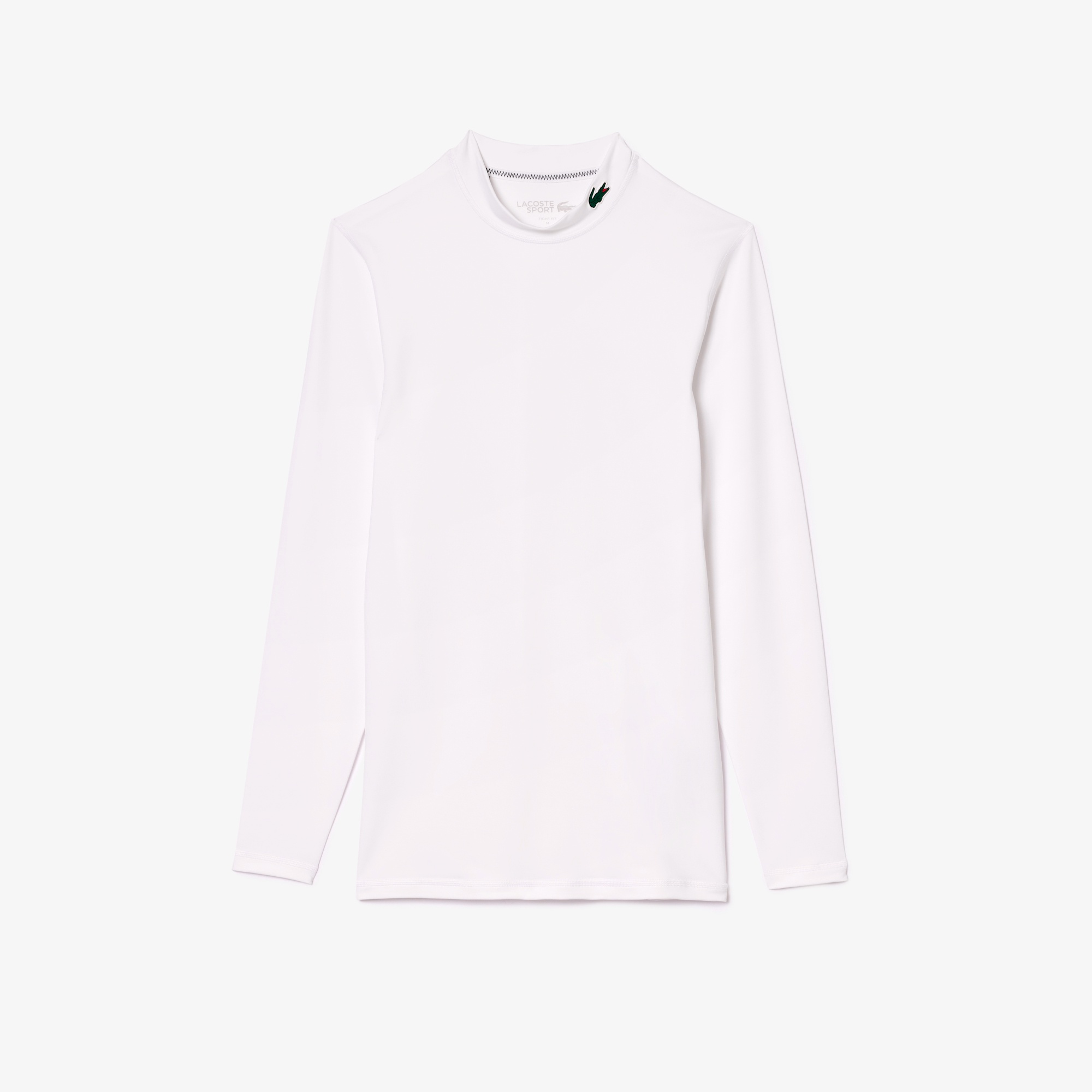 タイトフィットモックネックシャツ