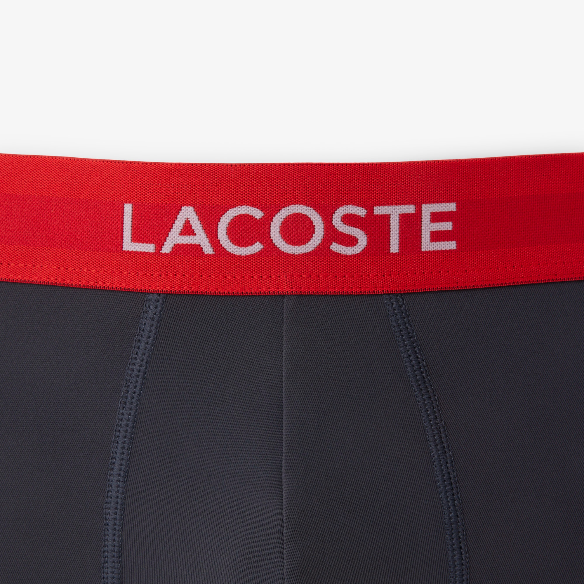 コントラストカラーウェストバンドプレーントランクショーツ3Pパック