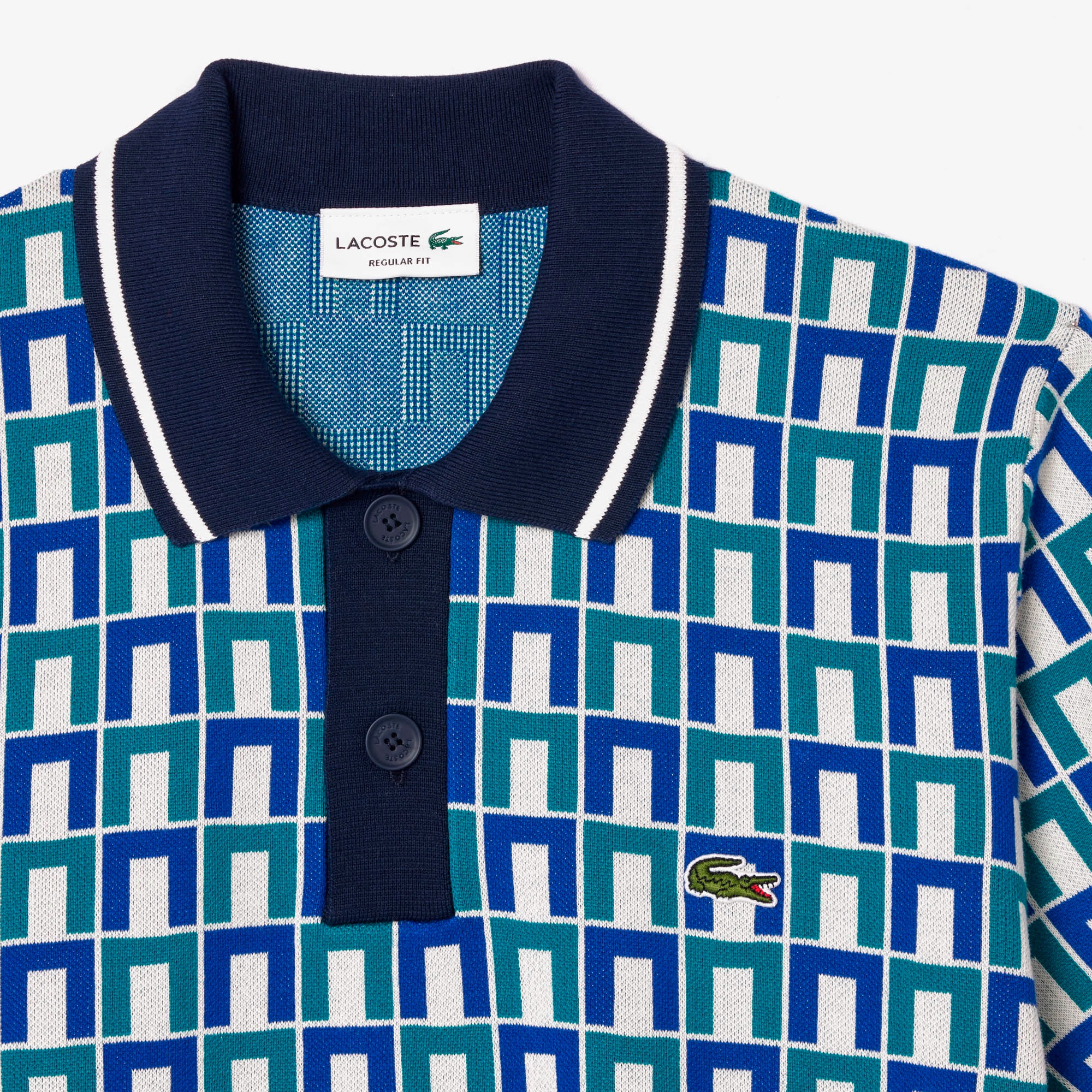 ロベール・ジョルジュ ジャカードニットポロシャツ