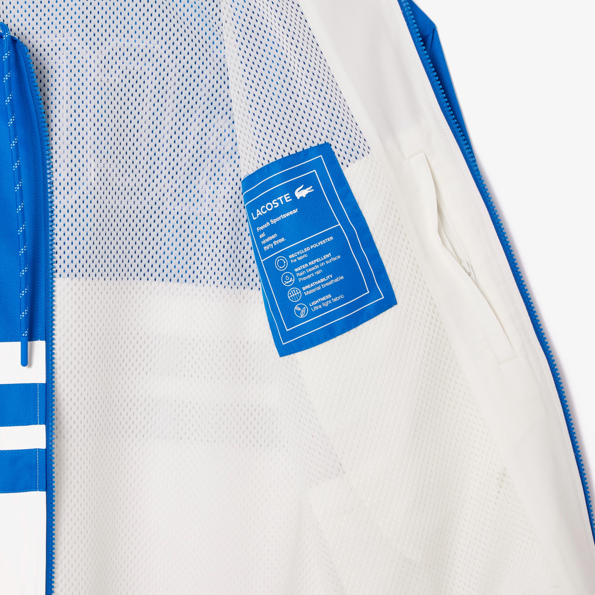 カラーブロック耐水トラックジャケット