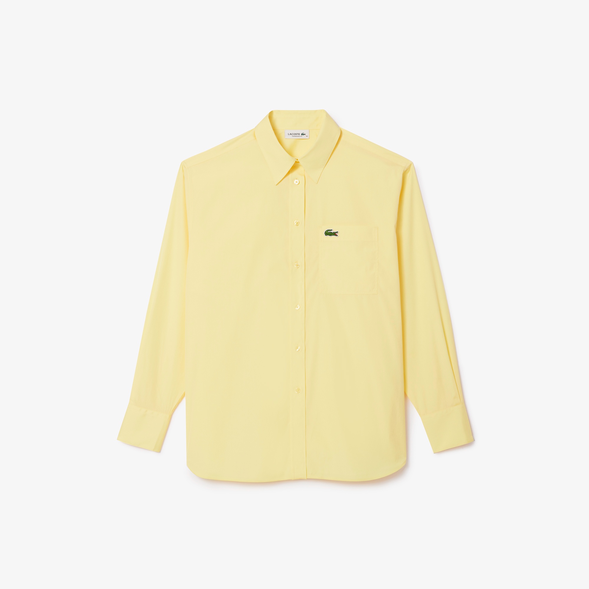 コットンポプリンボタンシャツ