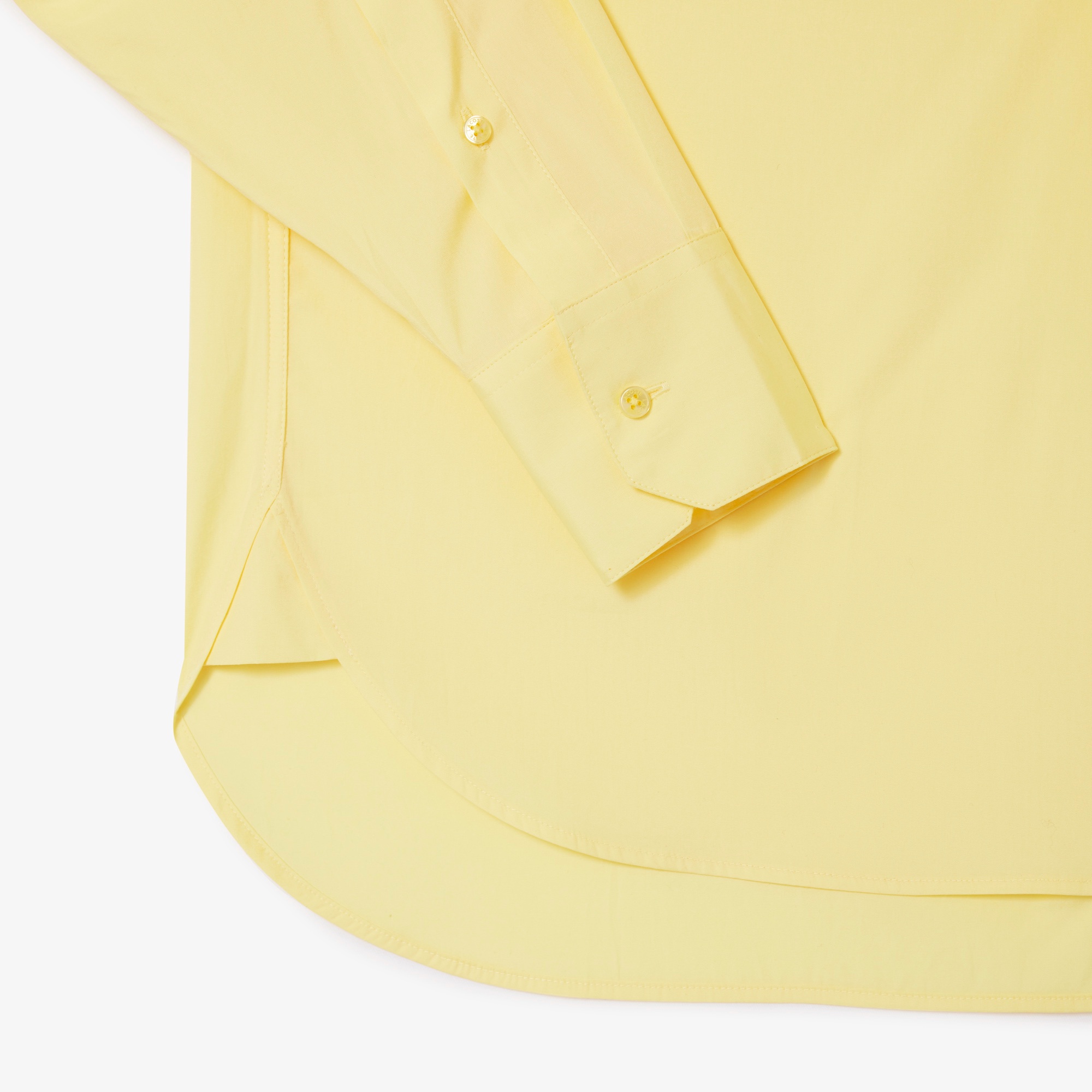 コットンポプリンボタンシャツ