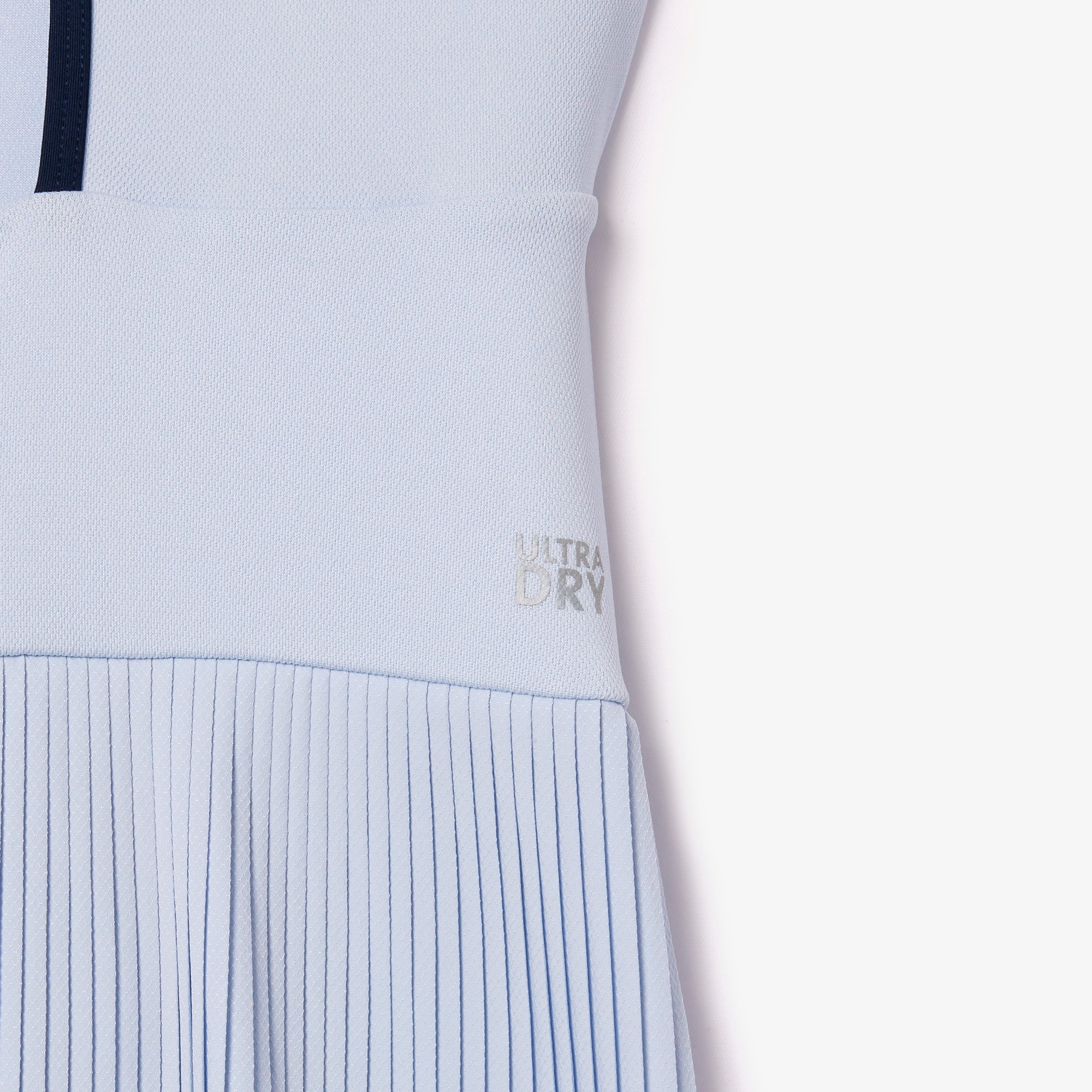 アシンメトリープリーツスカートテニスドレス