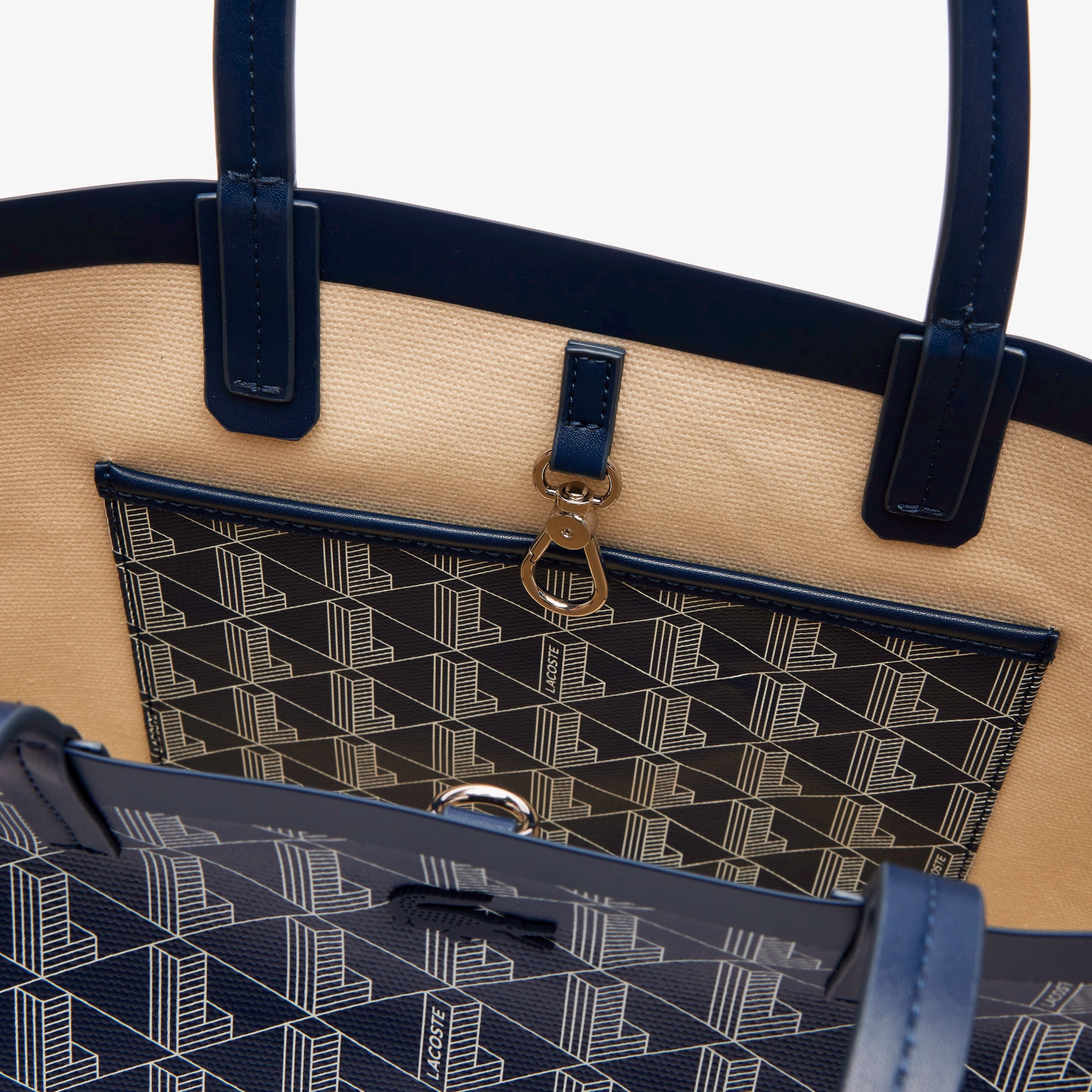 ゼリー コーテッドキャンバスミディアムトートバッグ