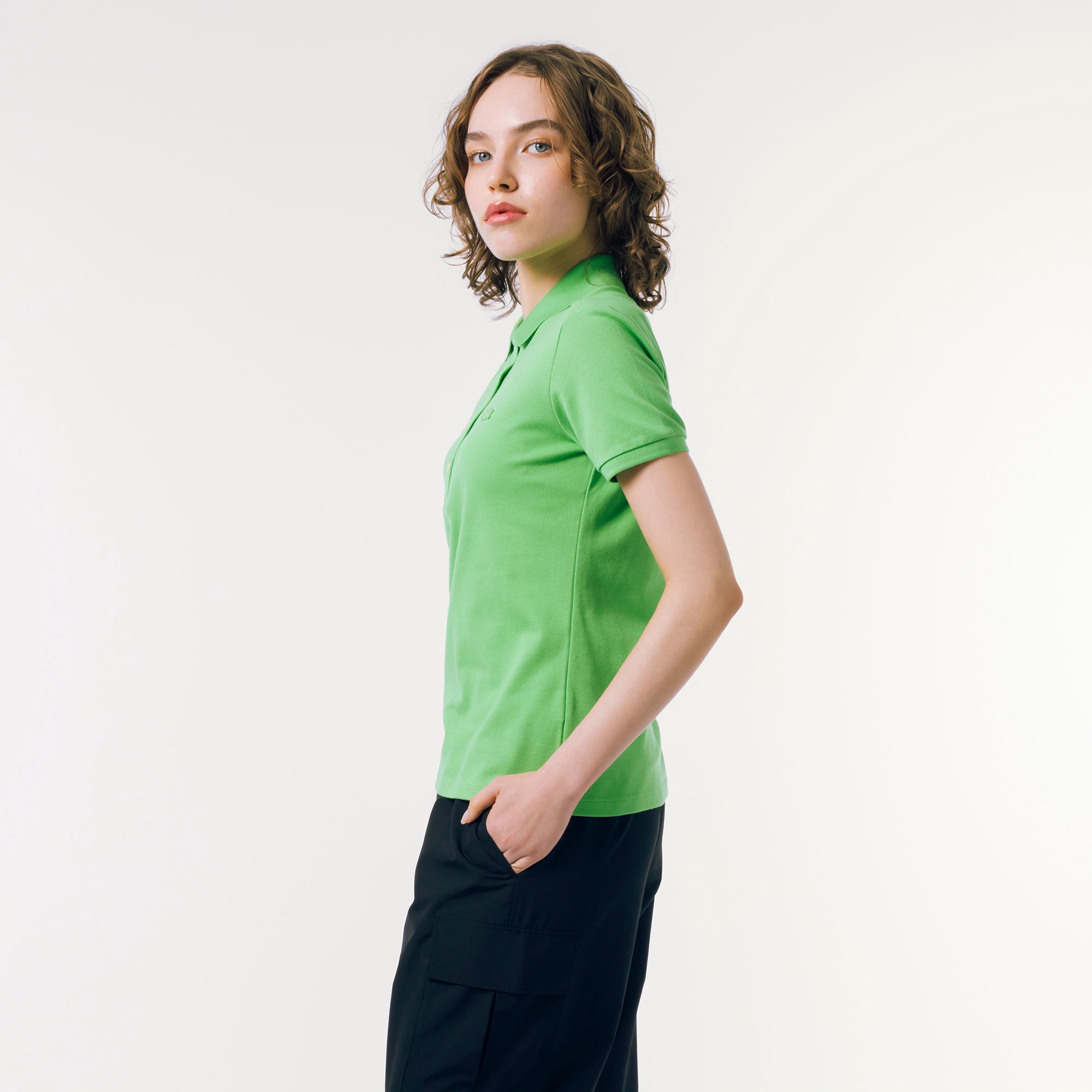 ストレッチコットンピケポロシャツ (半袖)