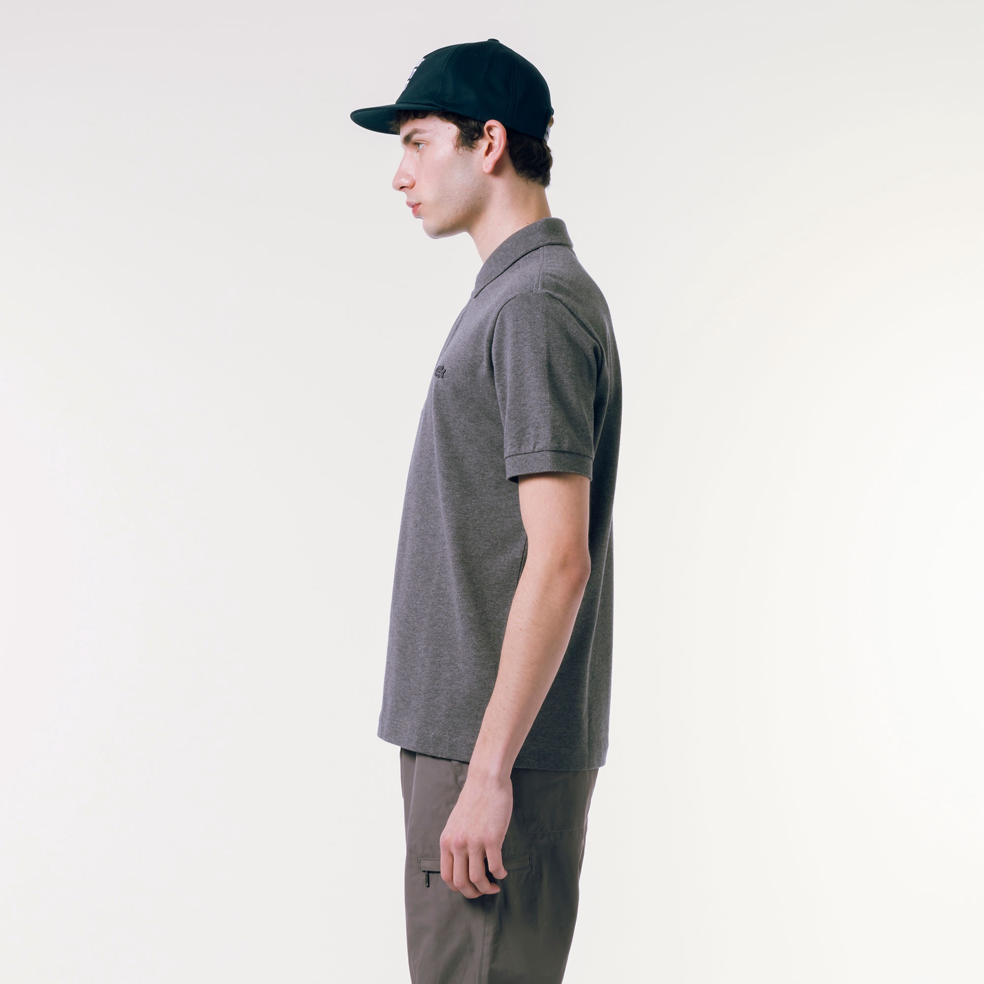 レギュラーフィット ストレッチ パリポロシャツ (半袖)