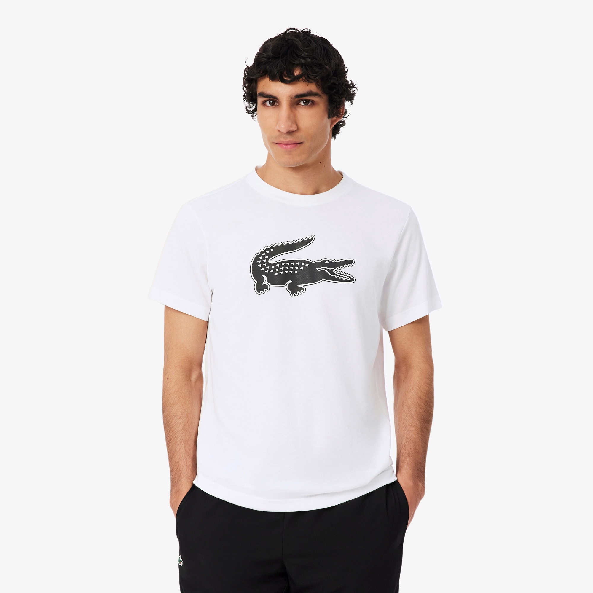 コットンブレンドウルトラドライロゴプリントTシャツ
