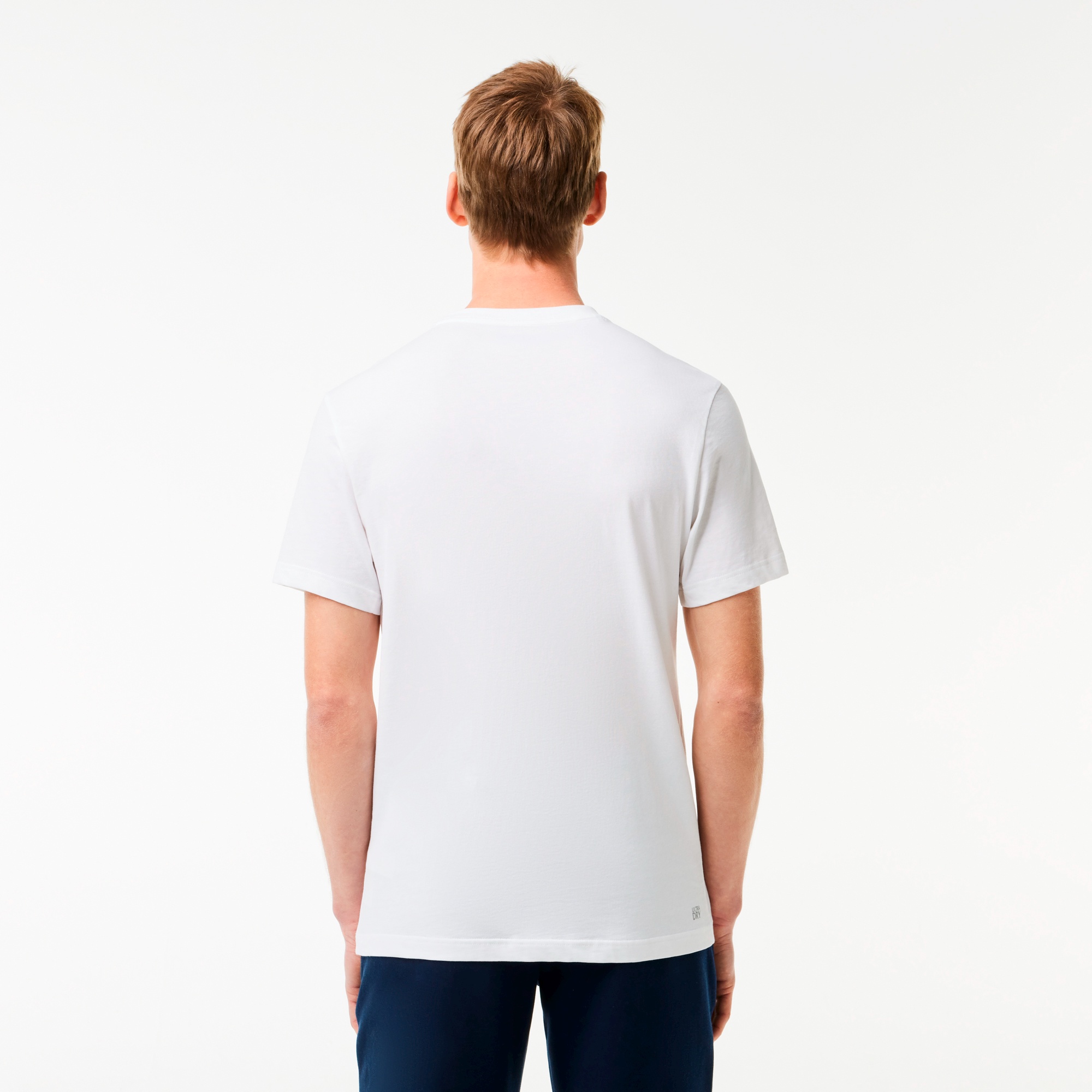 ネーム&ワニロゴグラフィックドライTシャツ