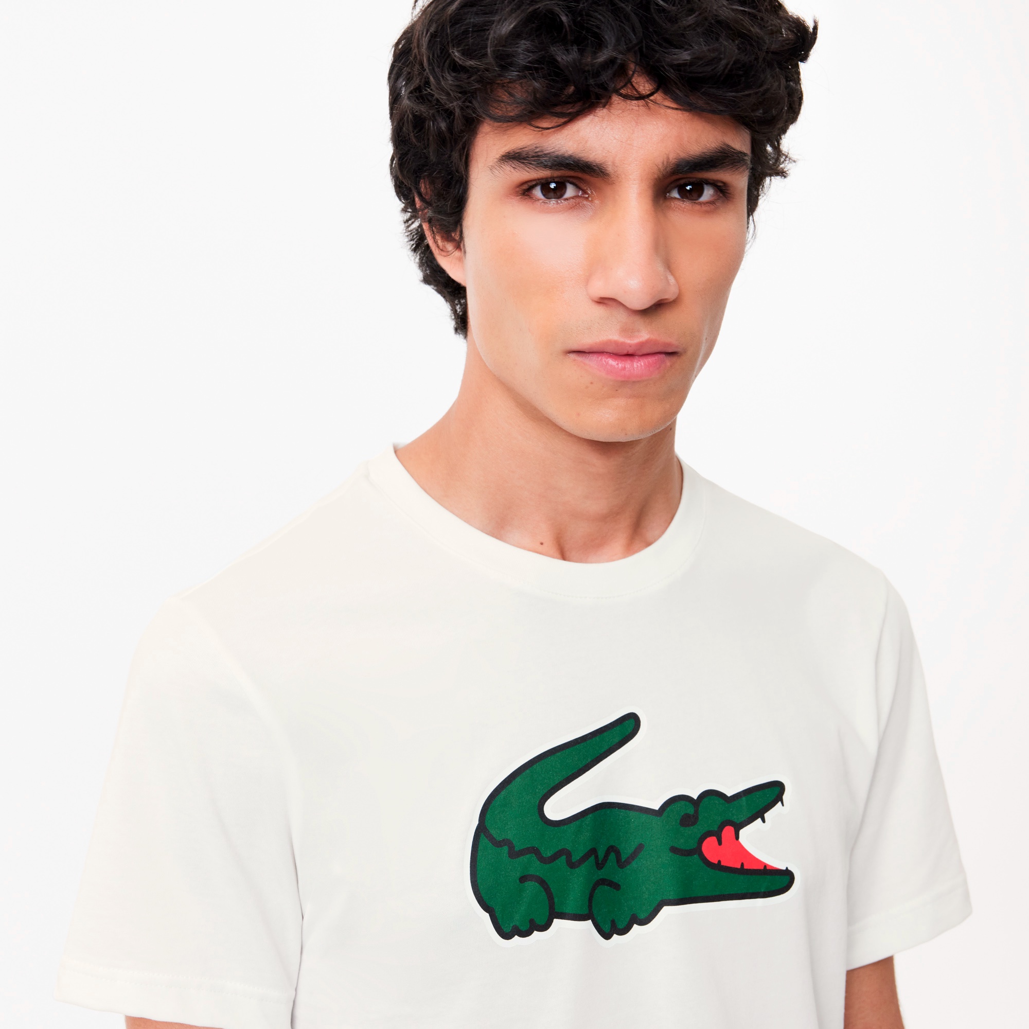 コットンタッチウルトラドライワニロゴグラフィックTシャツ