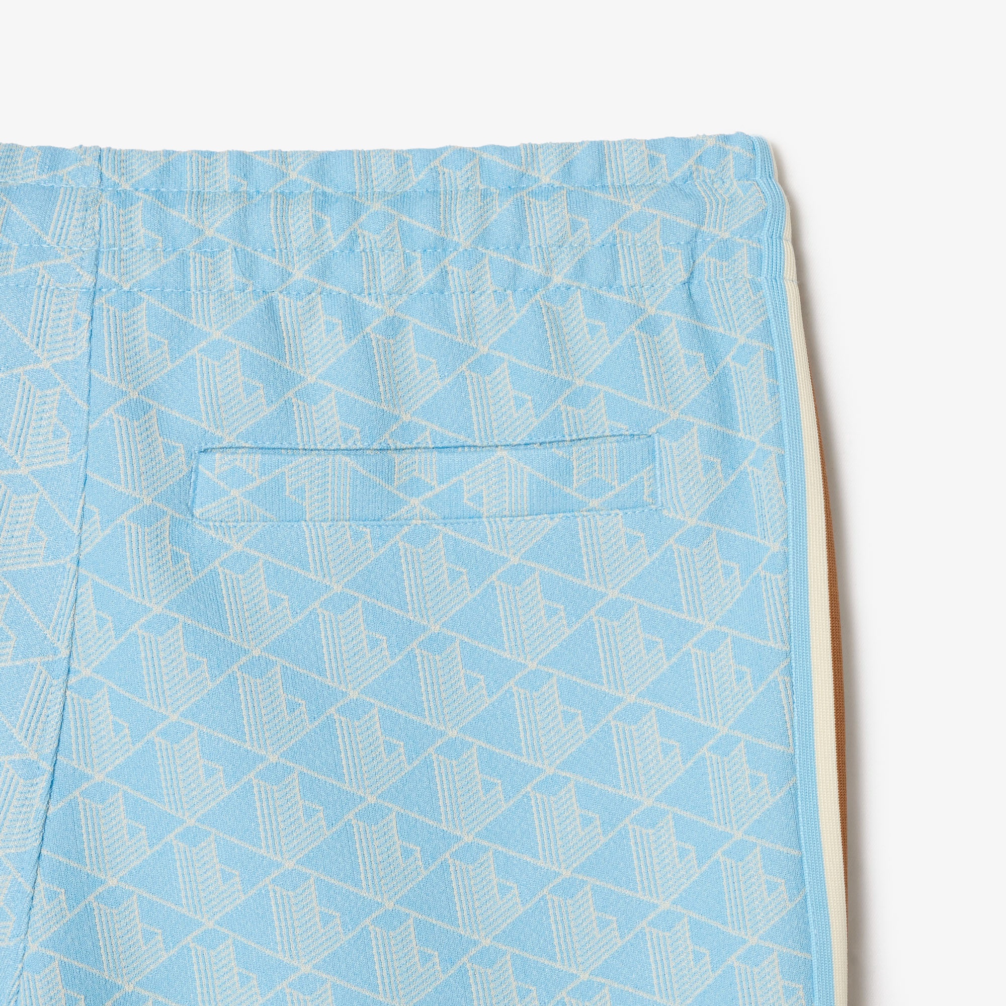 サイドテーピングモノグラムジャカードトラックパンツ