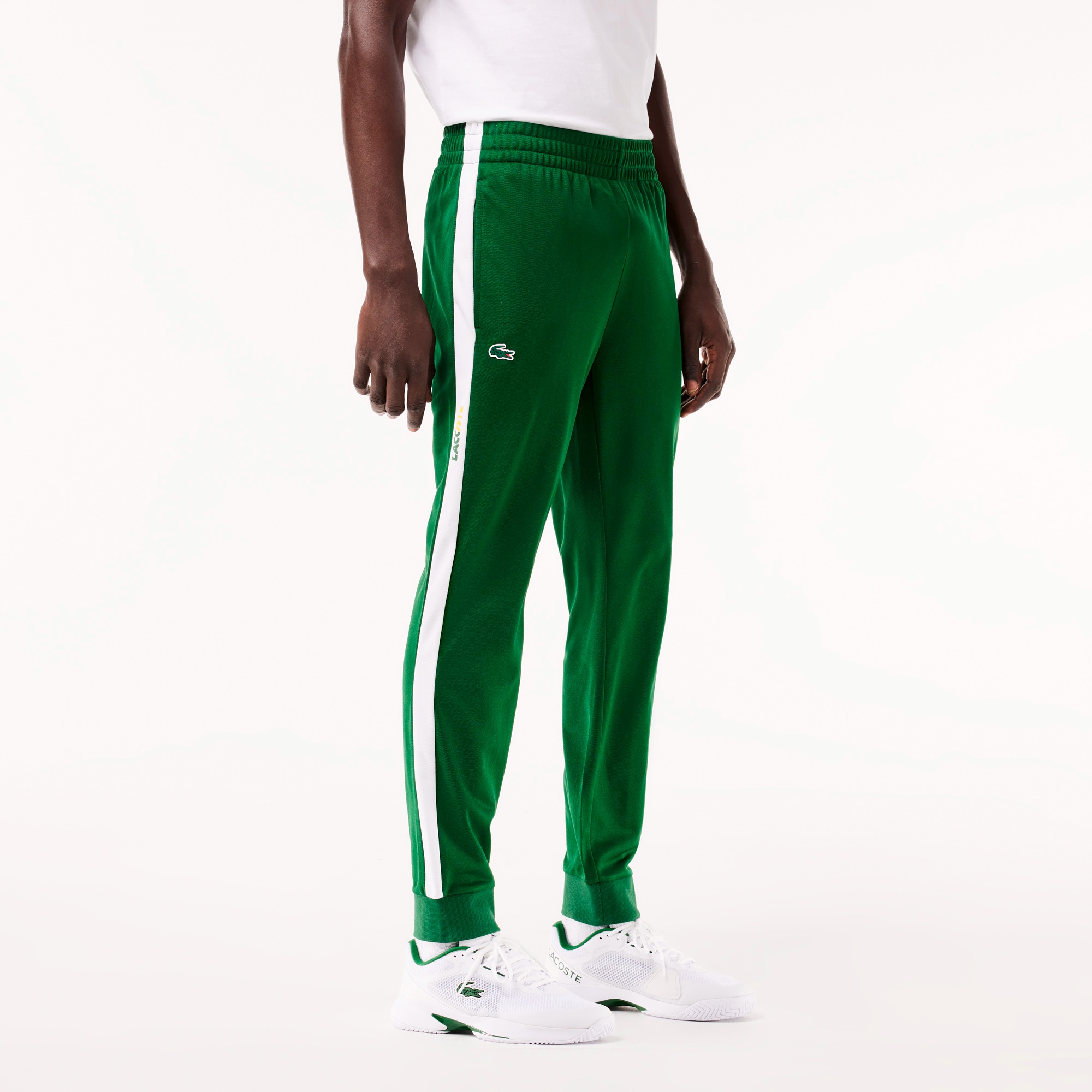 ワンポイントネームプリントトラックパンツ