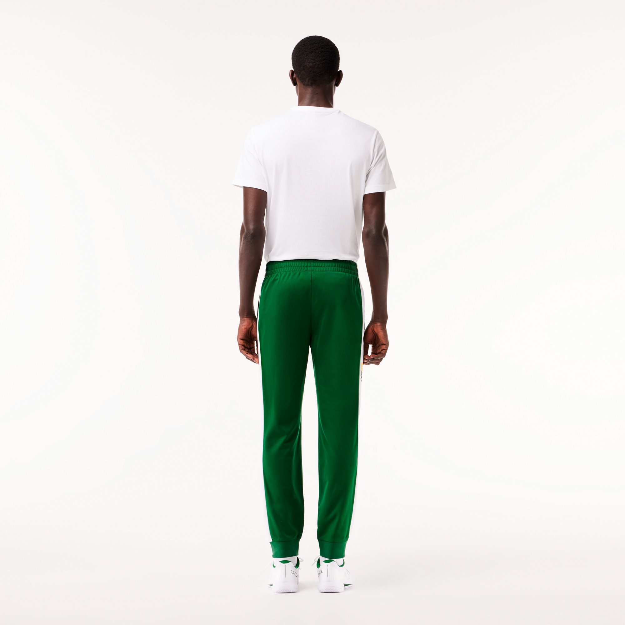 ワンポイントネームプリントトラックパンツ