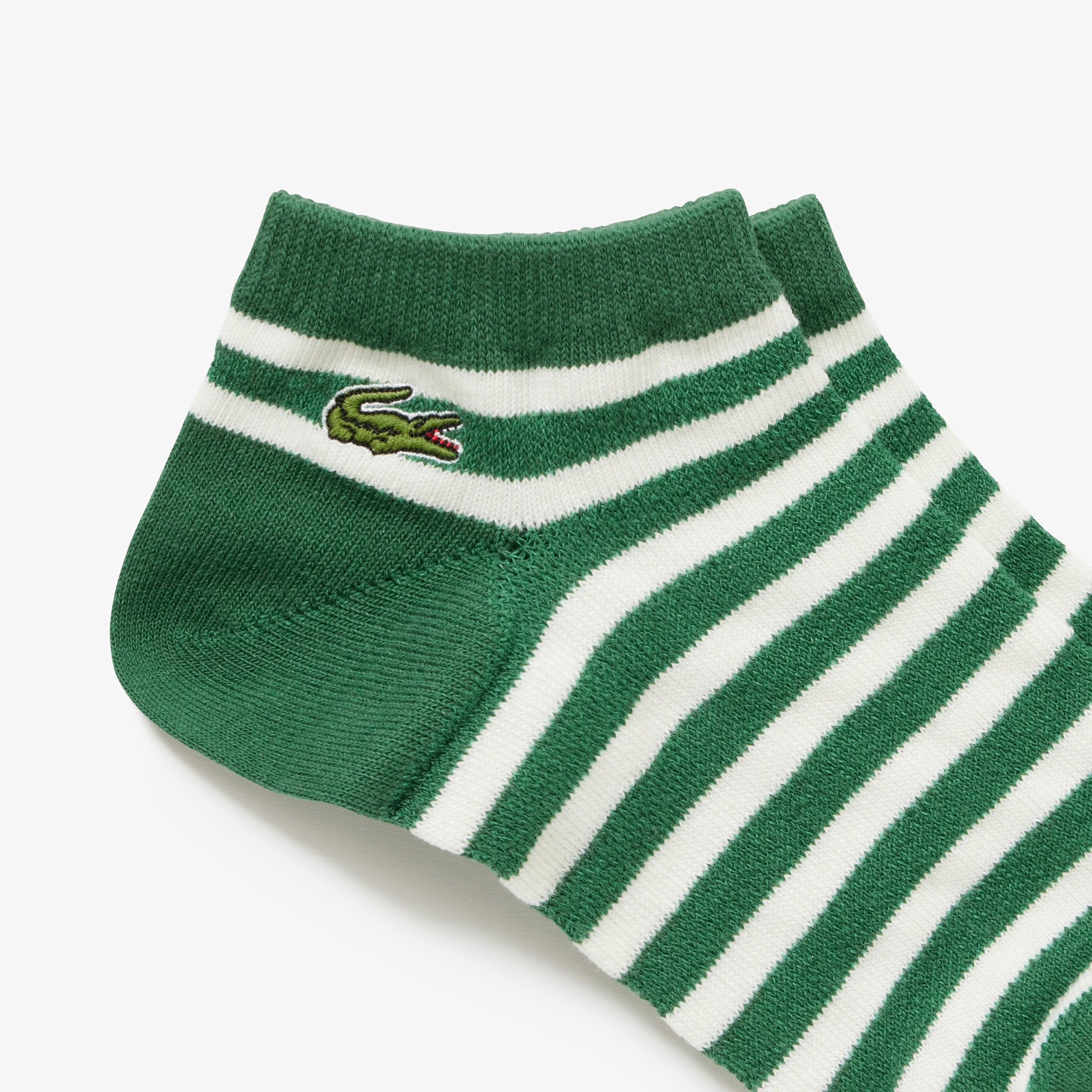 鹿の子地ボーダースニーカーソックス