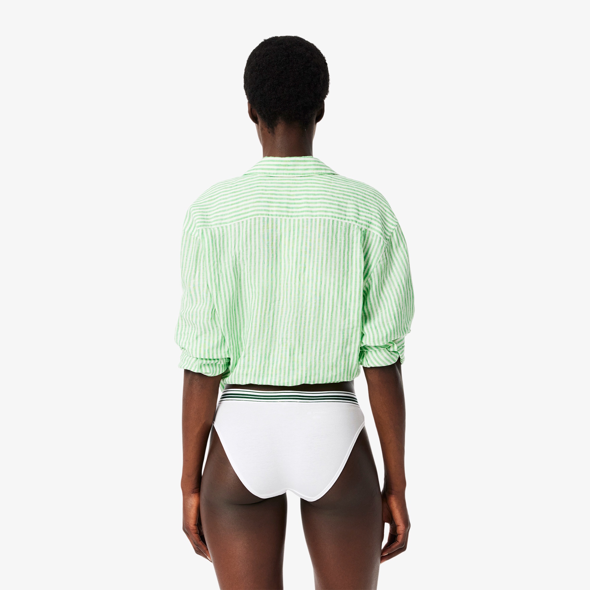 ボーダーウエストブリーフショーツ