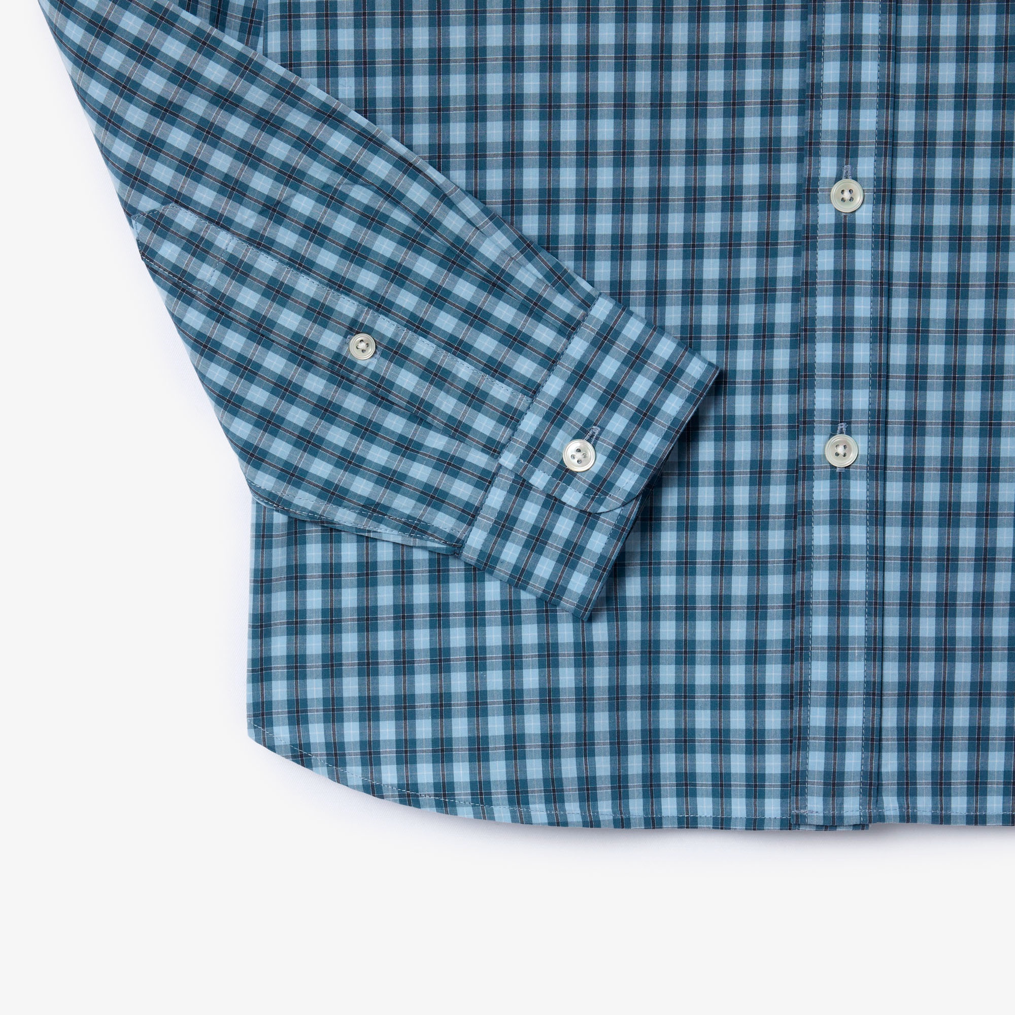 ギンガムチェックボタンダウンシャツ