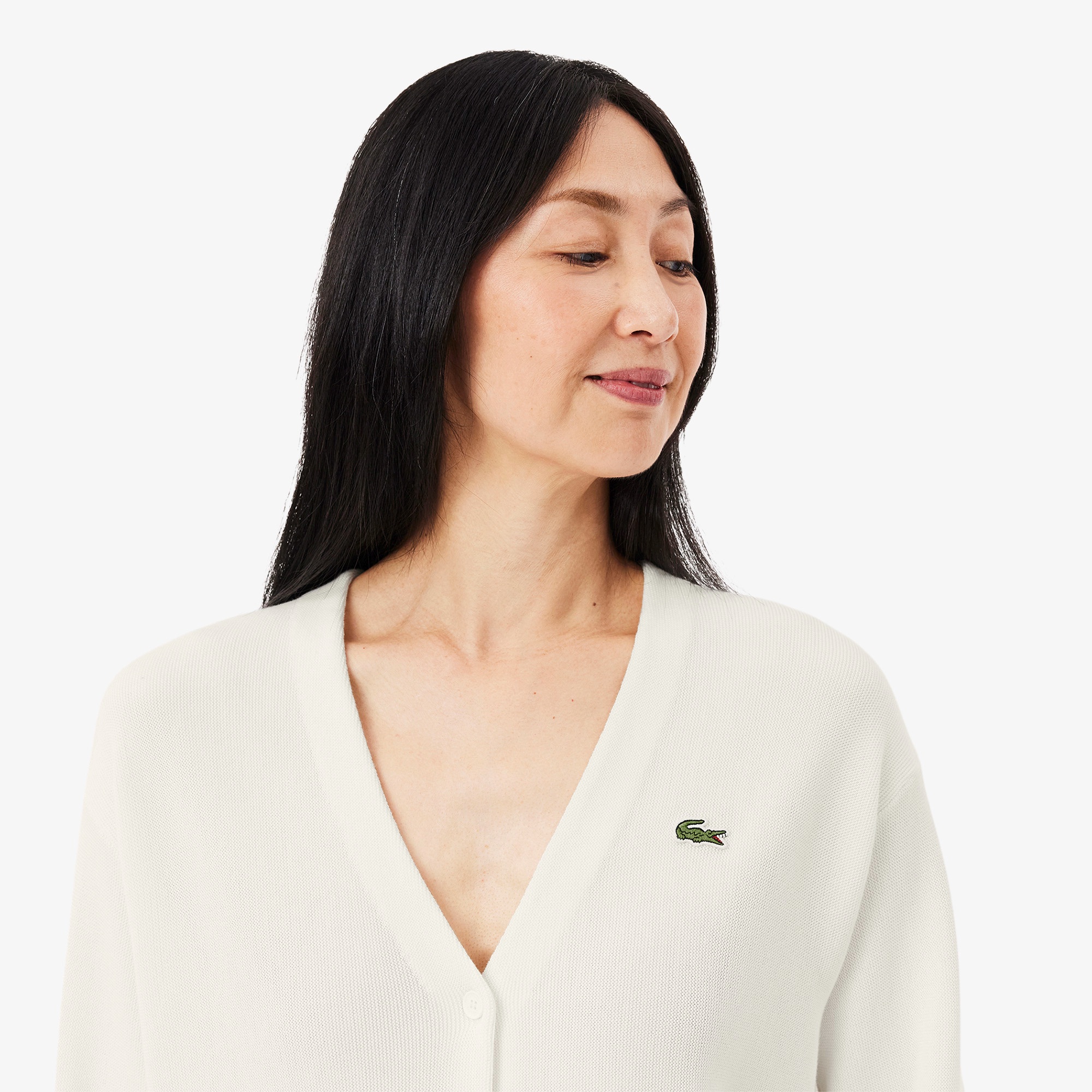 オーガニックコットンニットカーディガン