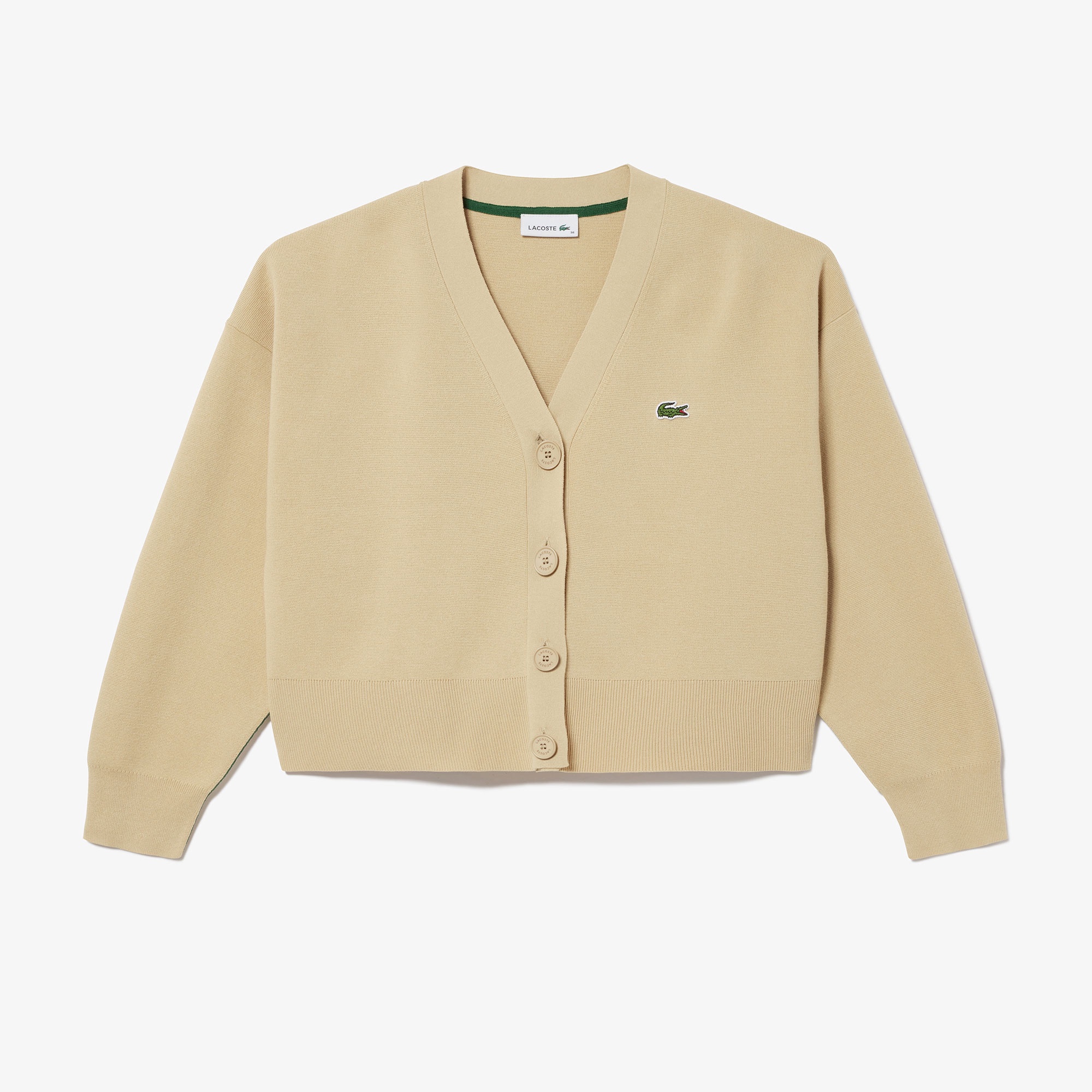 ミラノリブニットVネックカーディガン