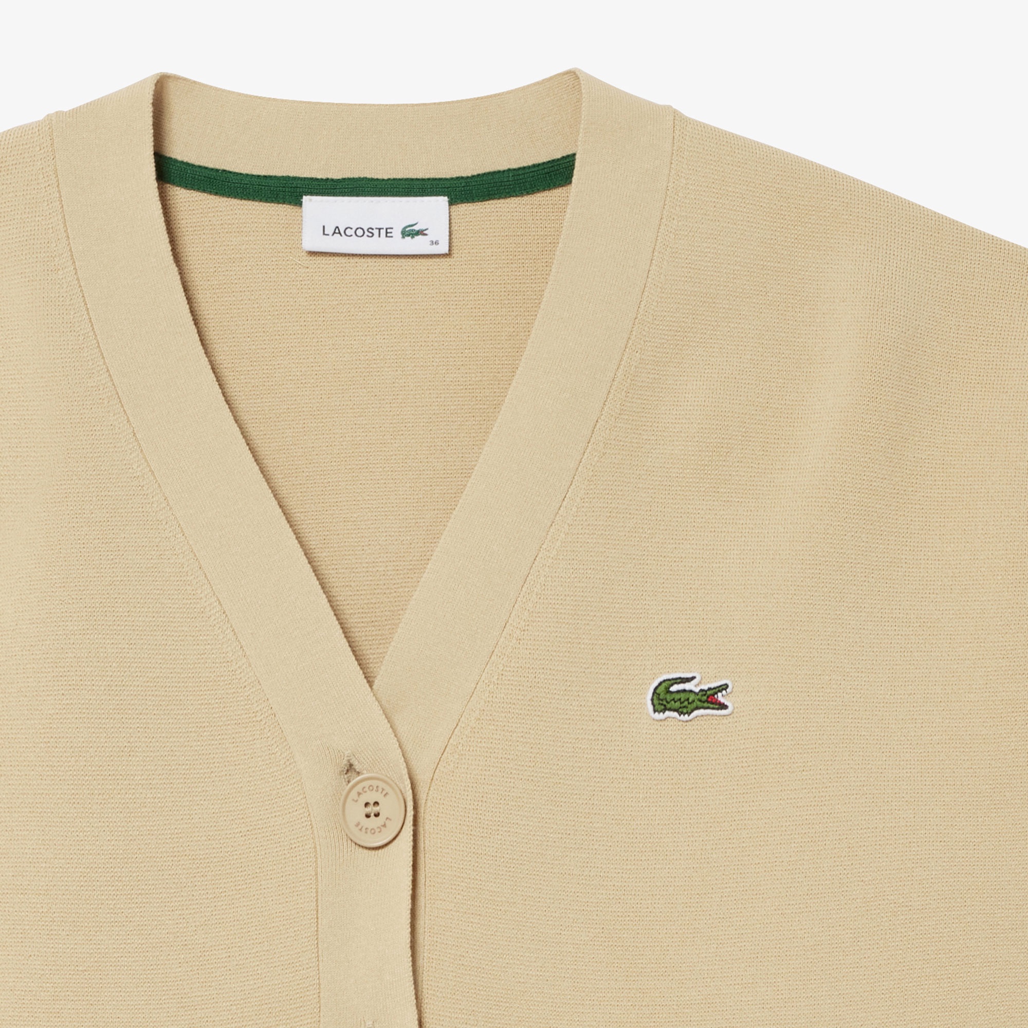 ミラノリブニットVネックカーディガン