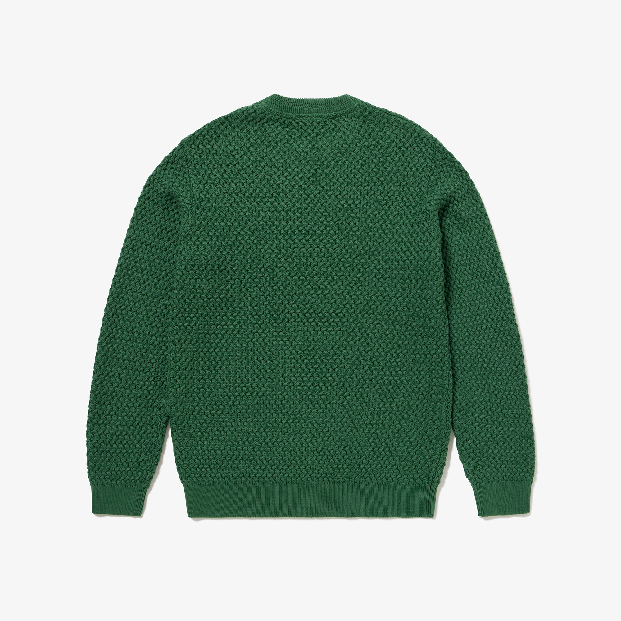 バスケットニットクルーネックセーター